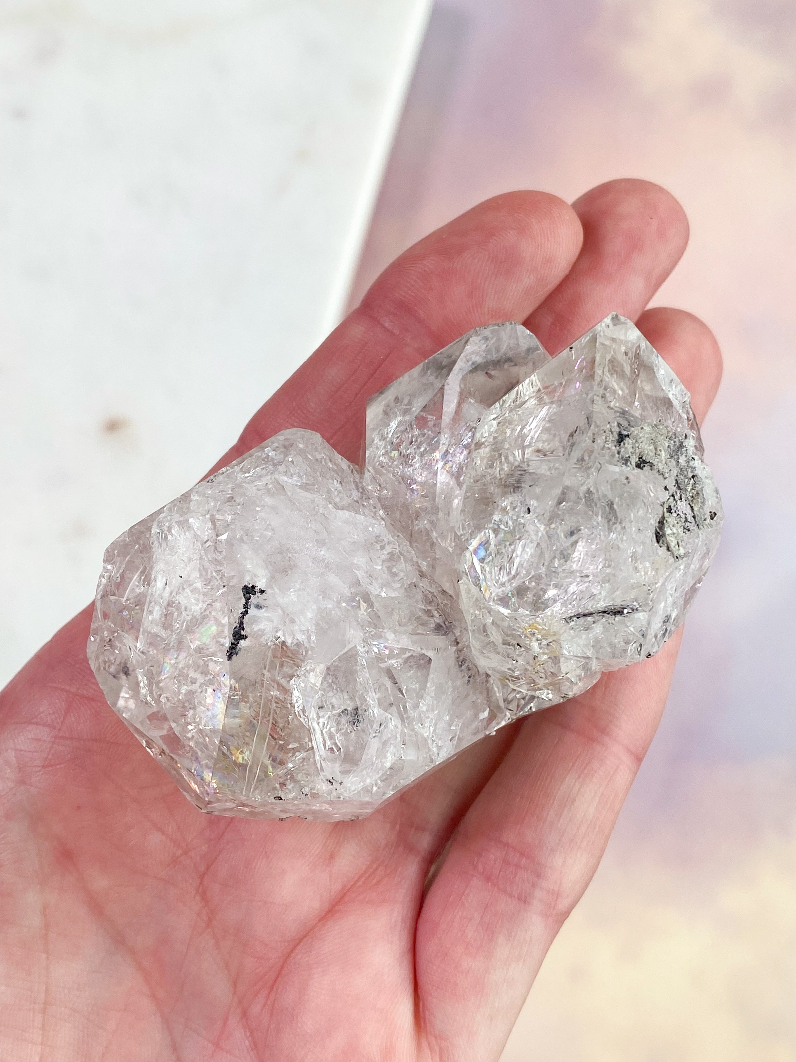 Herkimer Diamant Klynge (Nr. 11) Eksklusiv Kvalitet