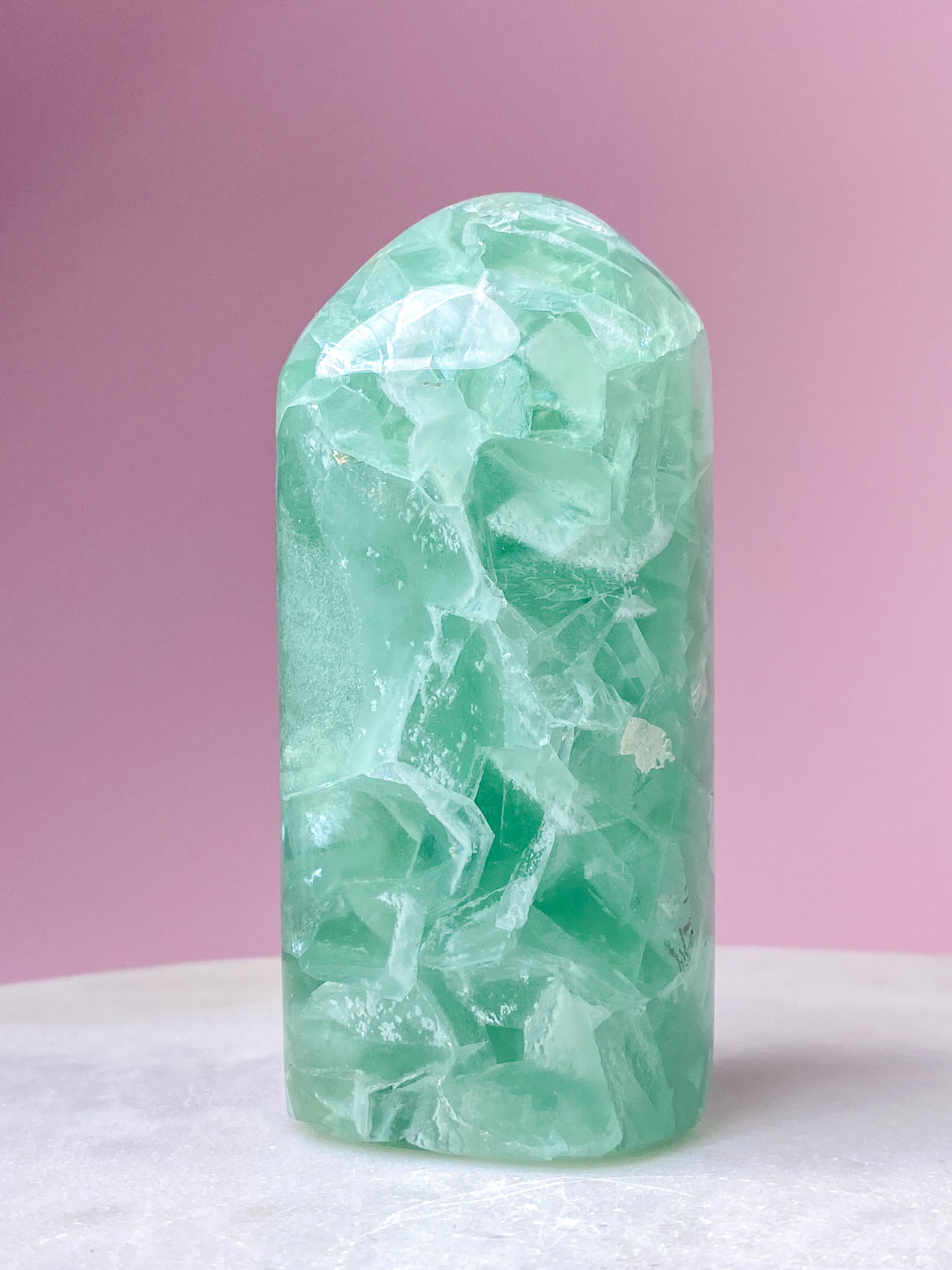 Grönt fluorittorn - litet