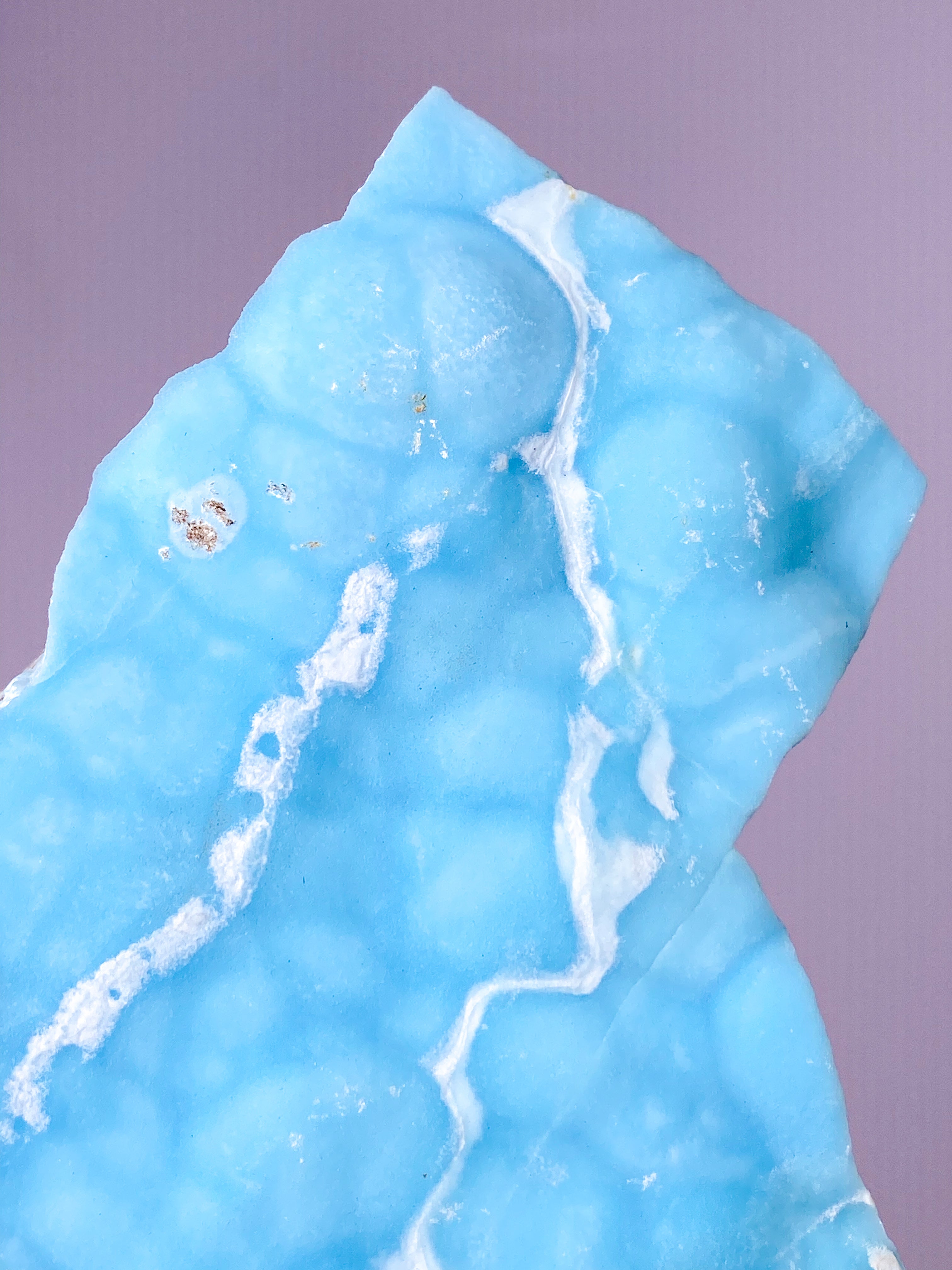 Blå aragonitkluster (nr 5)