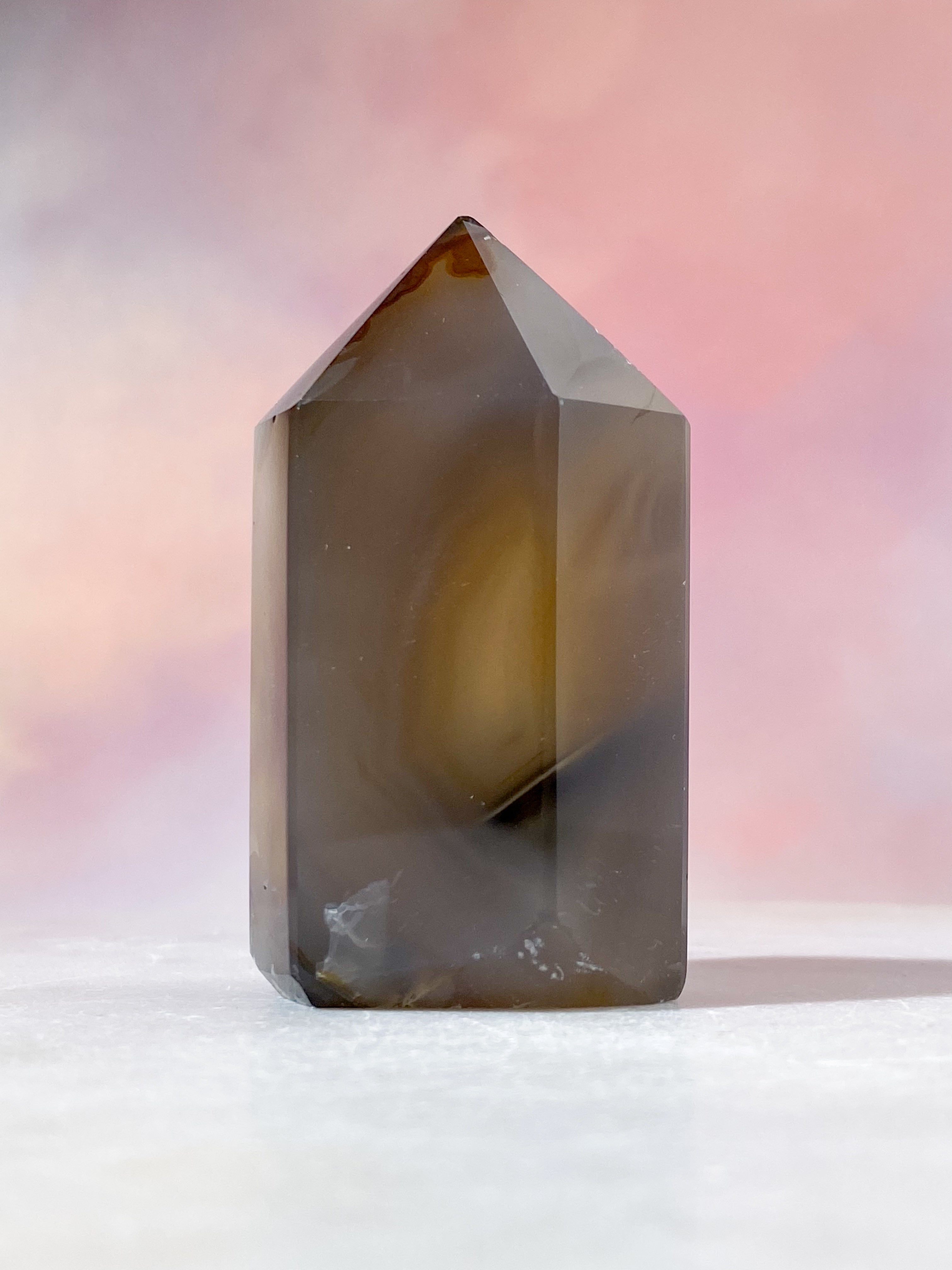 Druzy Agat Tårn (Nr. 32)