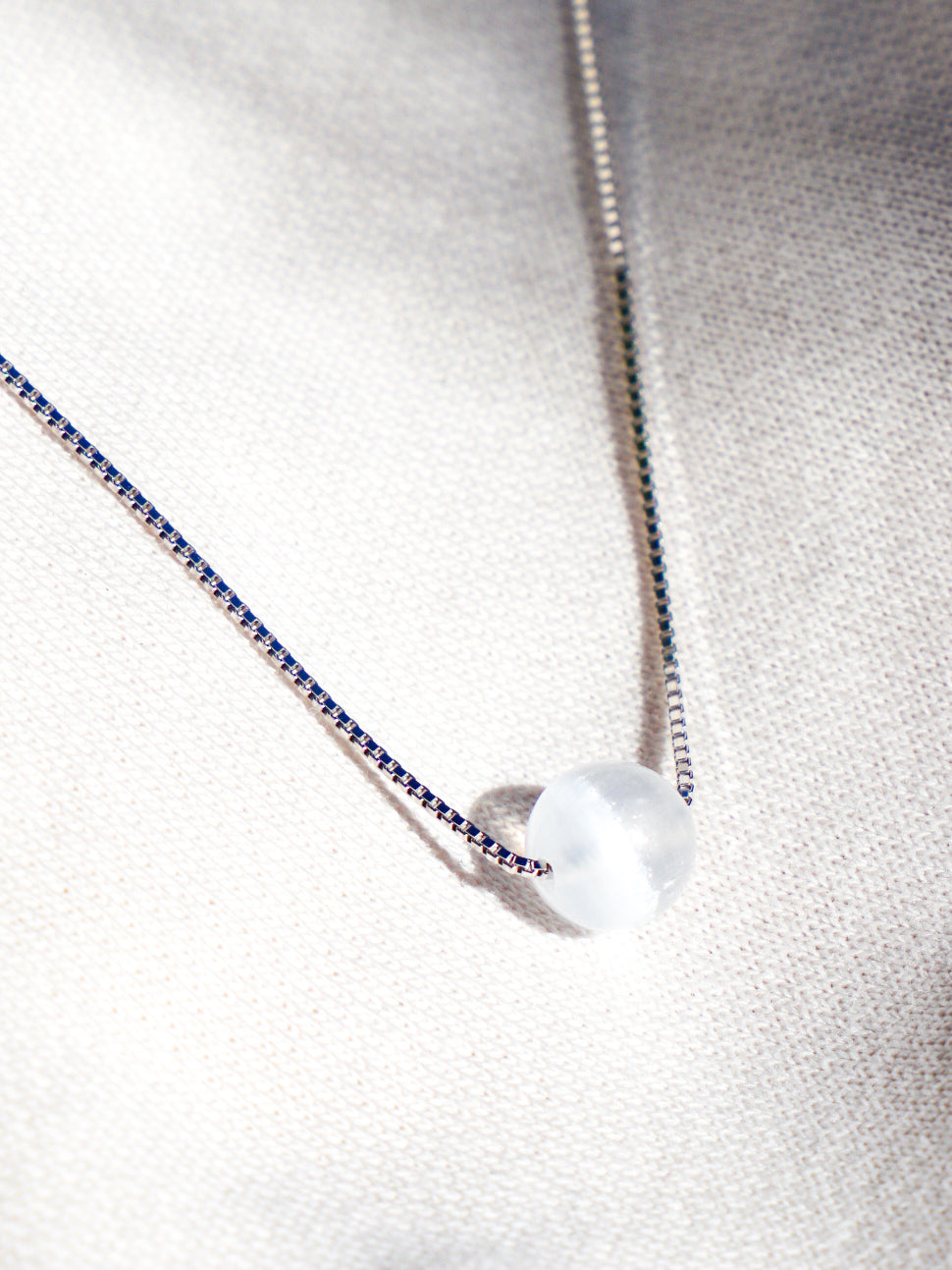 Akvamarin - Petite Heart - Guld