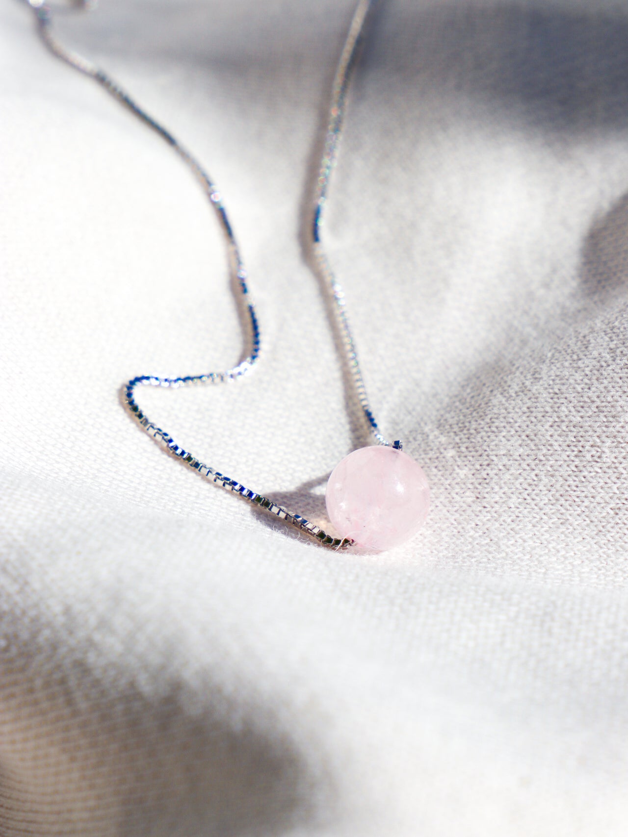 Akvamarin - Petite Heart - Guld