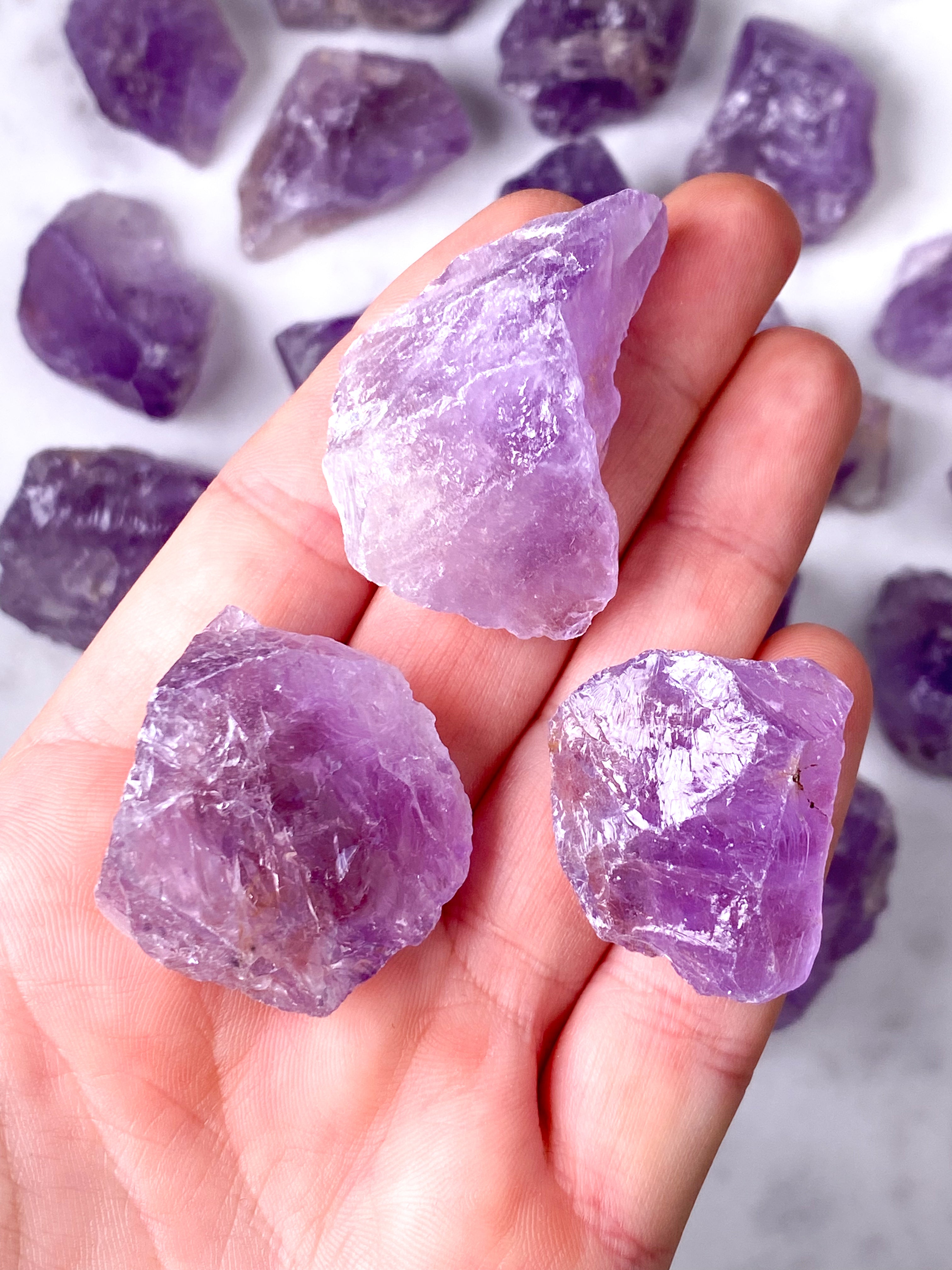 Rå ametist exklusiv