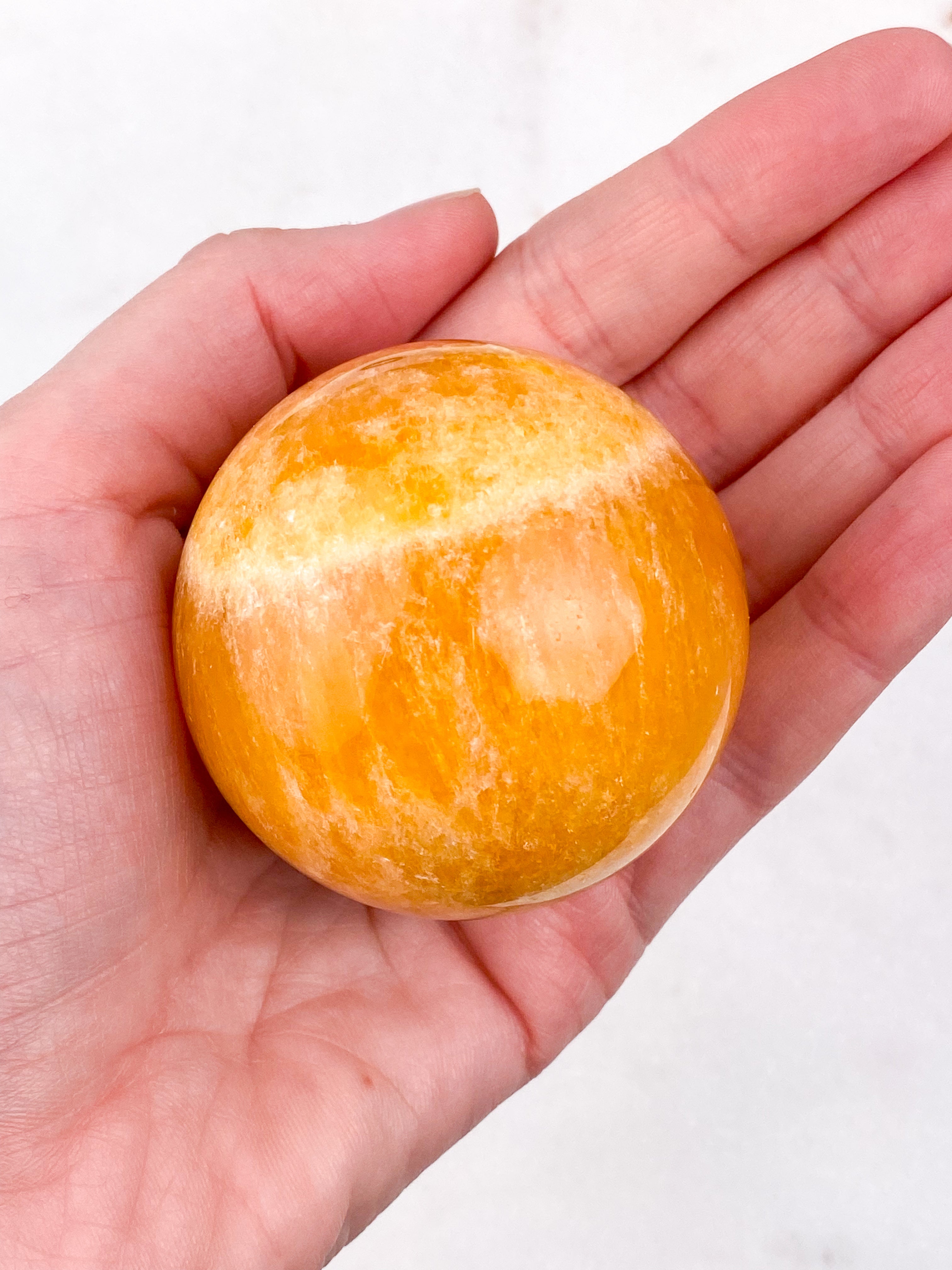 Orangea kalcitbollar