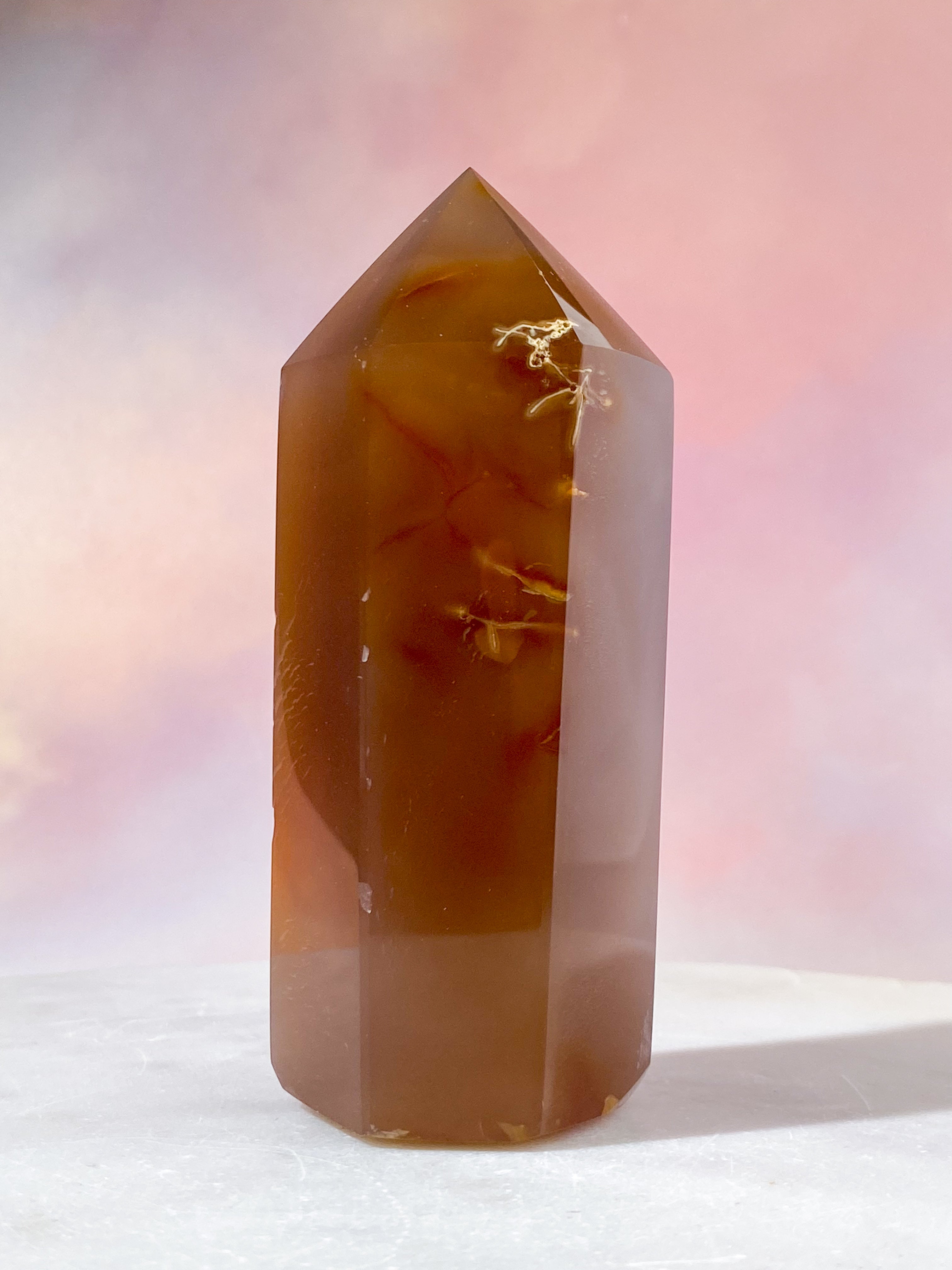 Druzy Agat Tårn (Nr. 28)