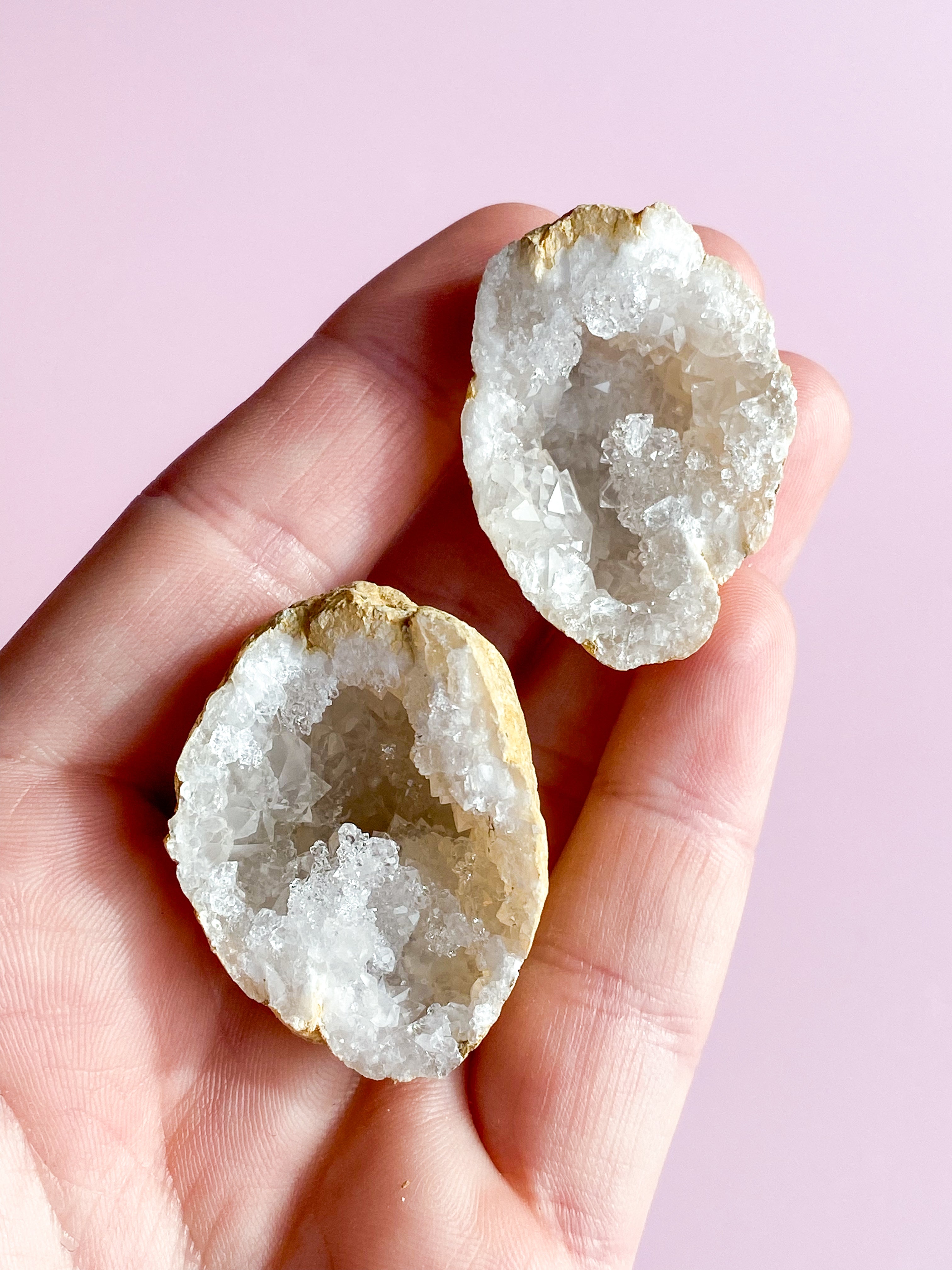 Mini Bjergkrystal Geode Sæt