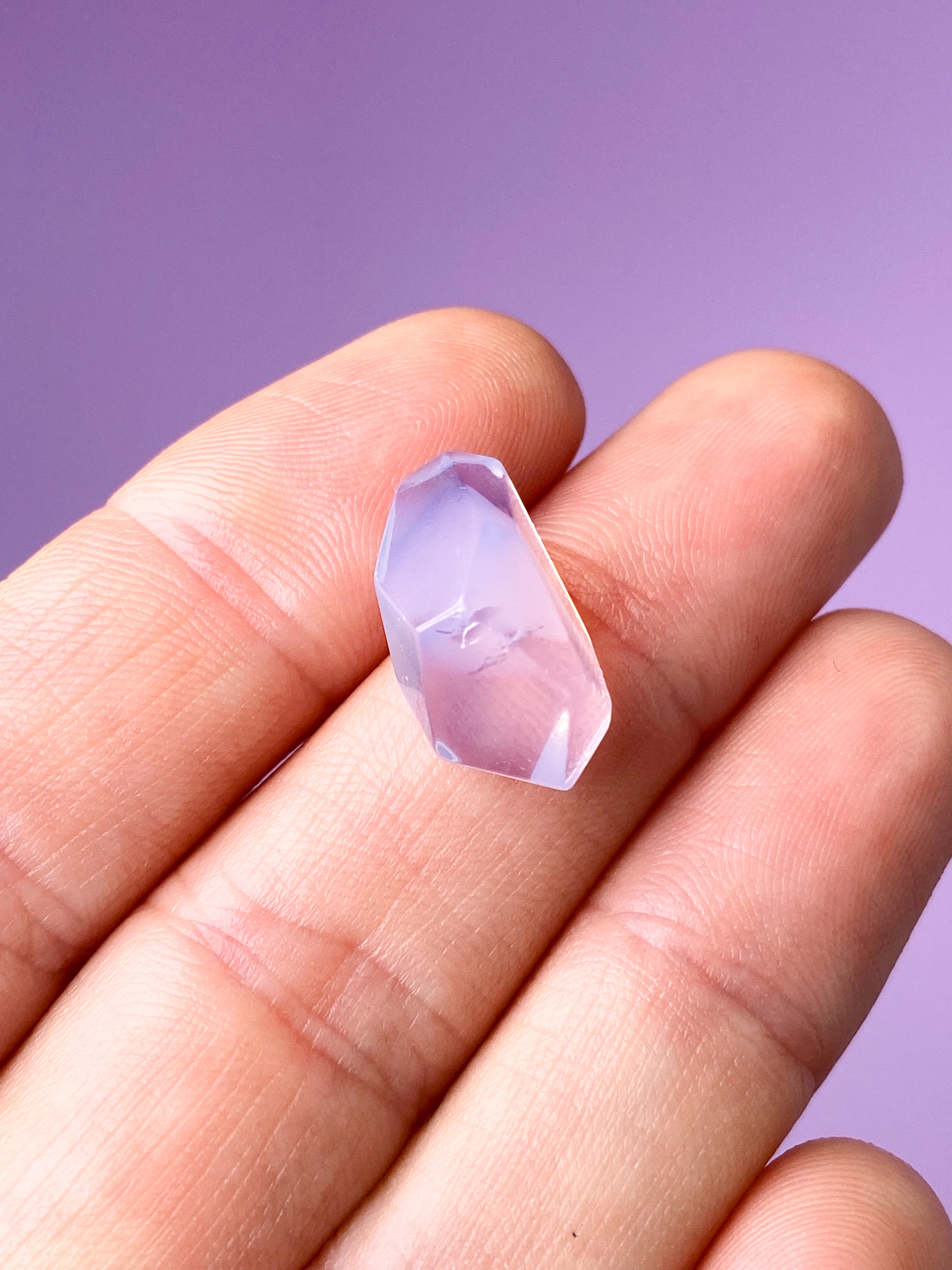 Lavendel Månkvarts Fasett (nr 1)