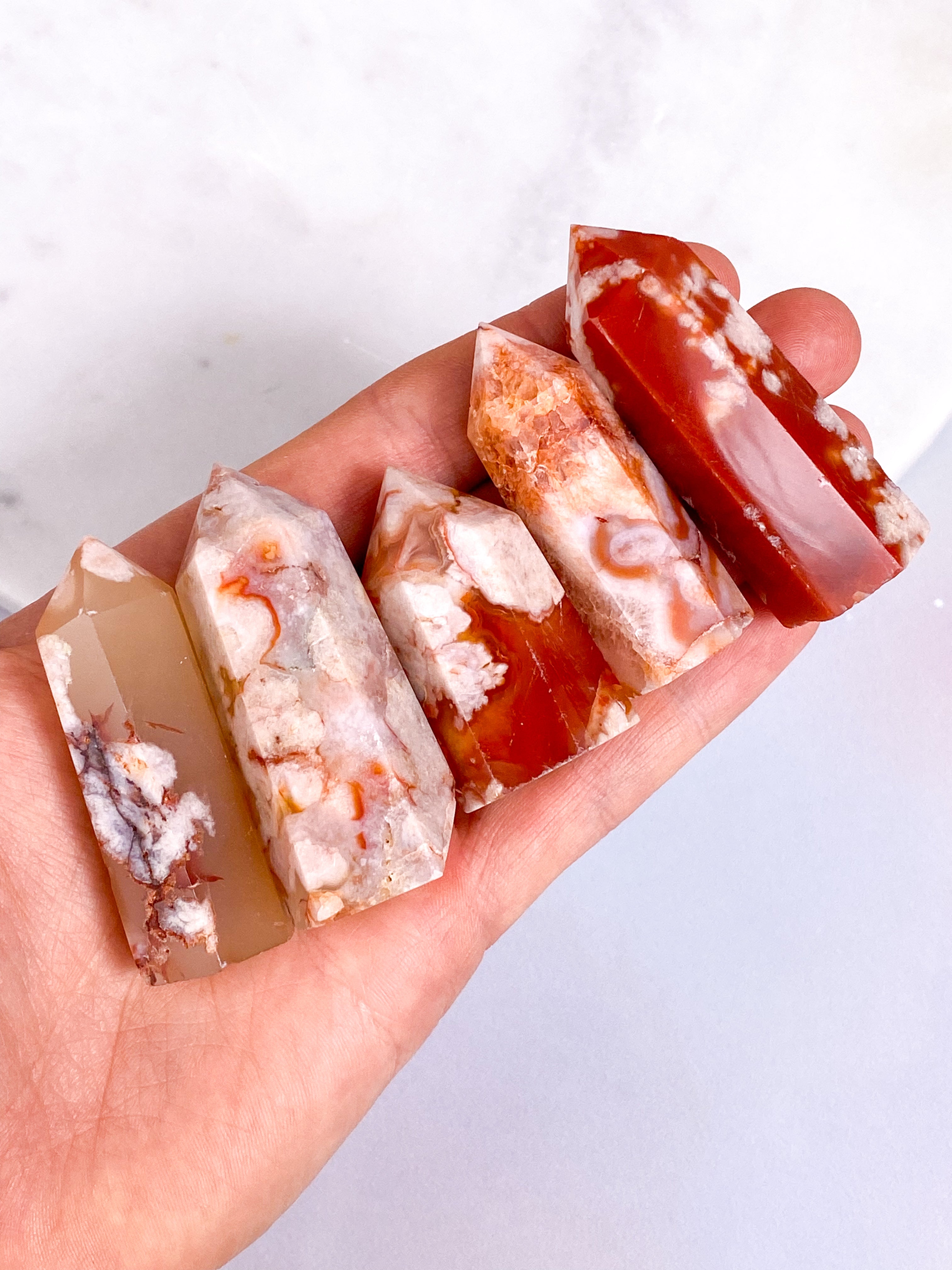 Blommor Agat Karneol Torn