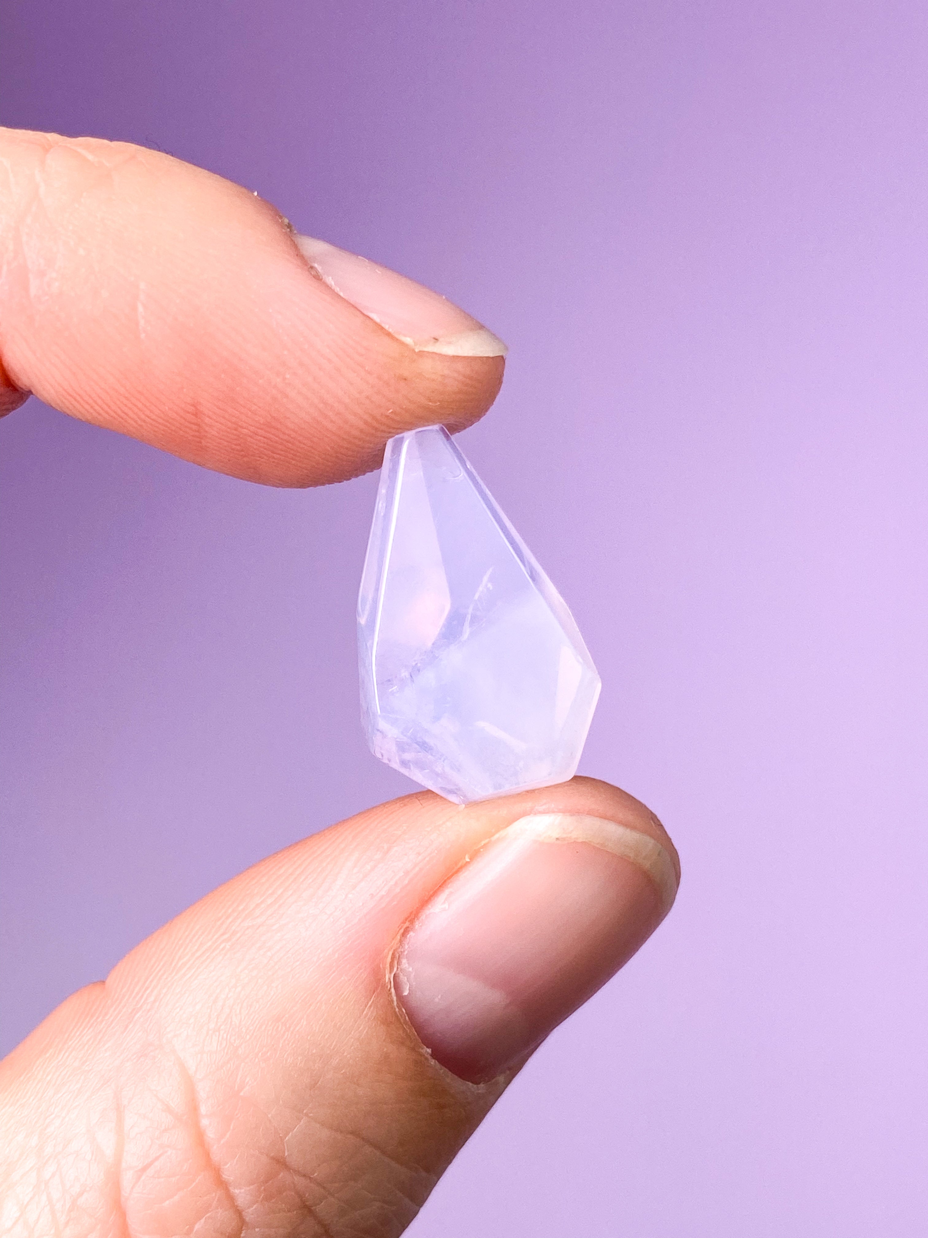 Lavendel Månkvarts Fasett (nr 1)