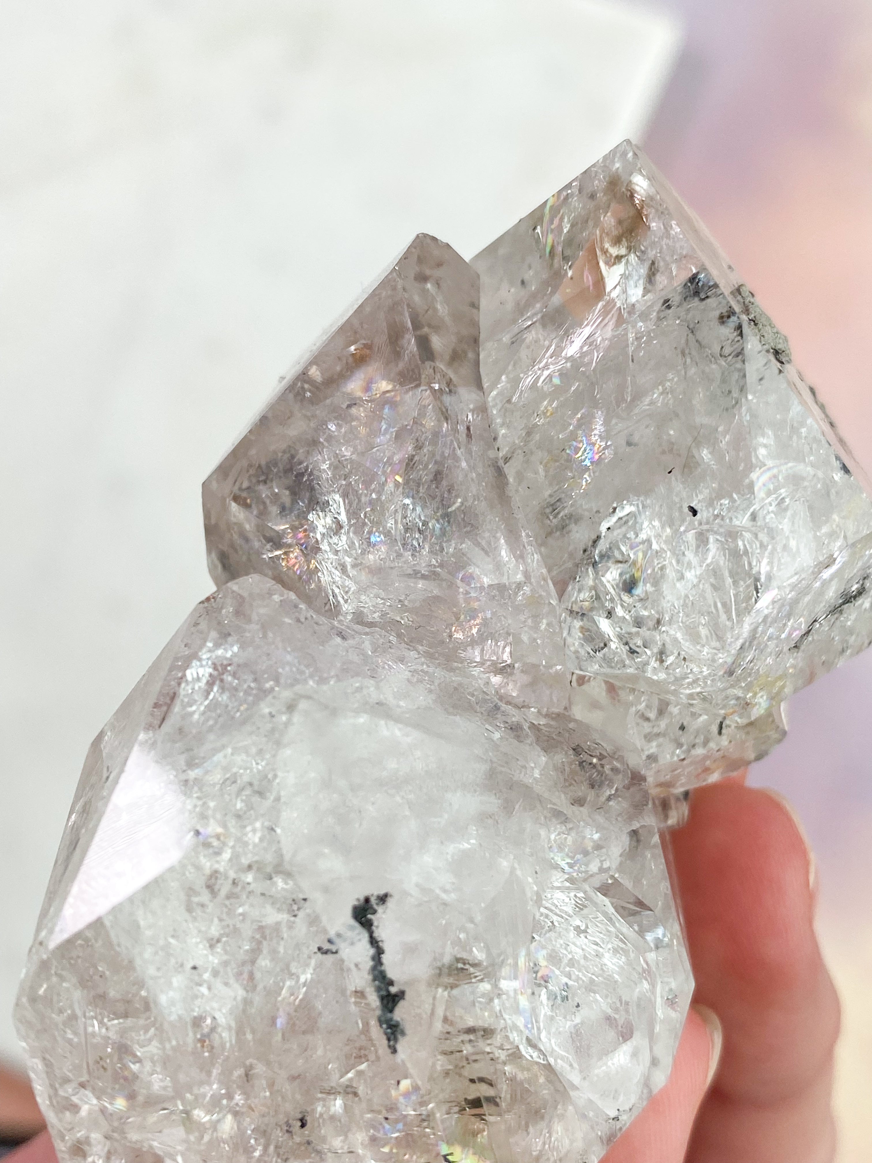 Herkimer Diamant Klynge (Nr. 11) Eksklusiv Kvalitet