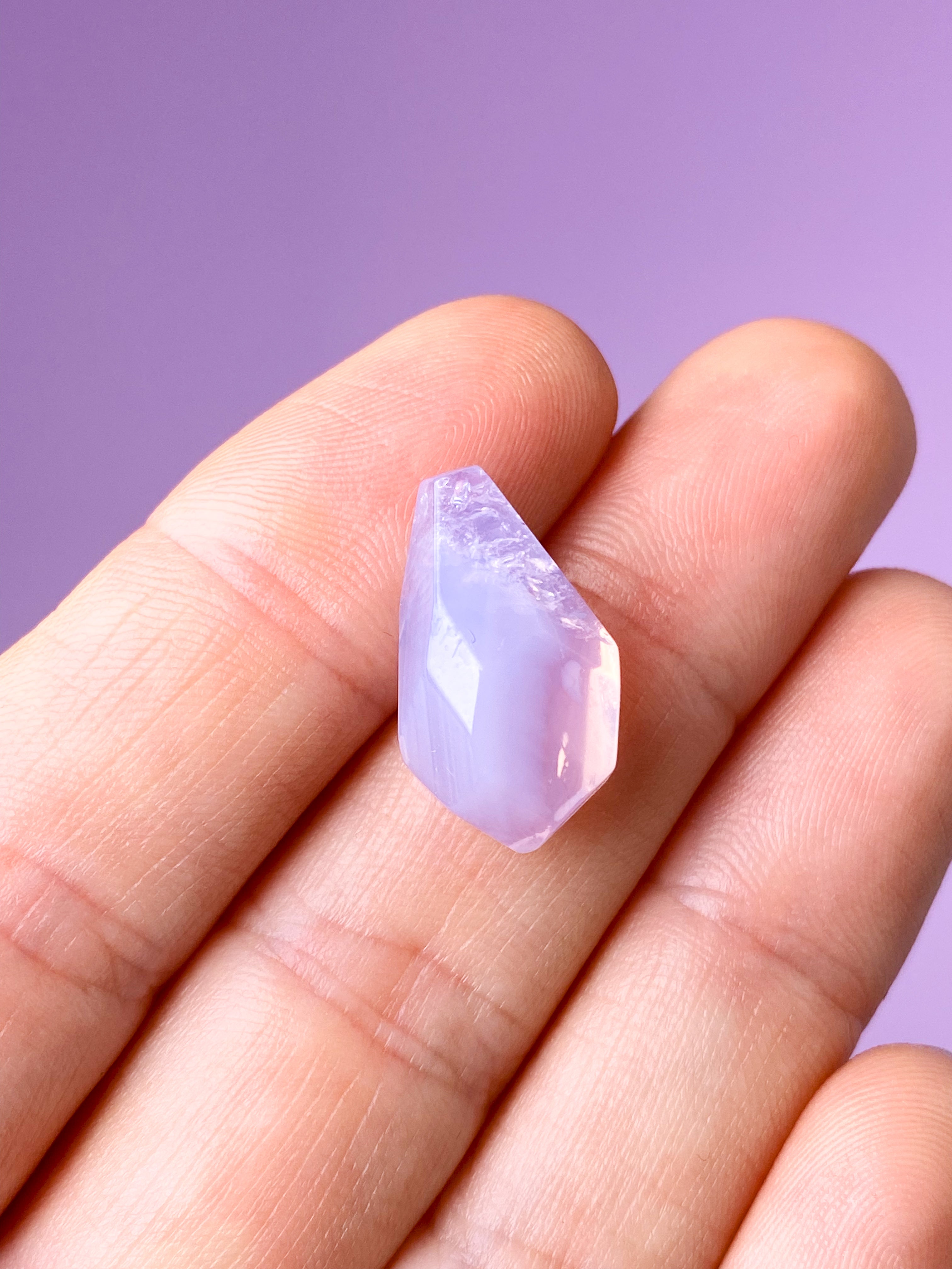 Lavendel Månkvarts Fasett (nr 1)