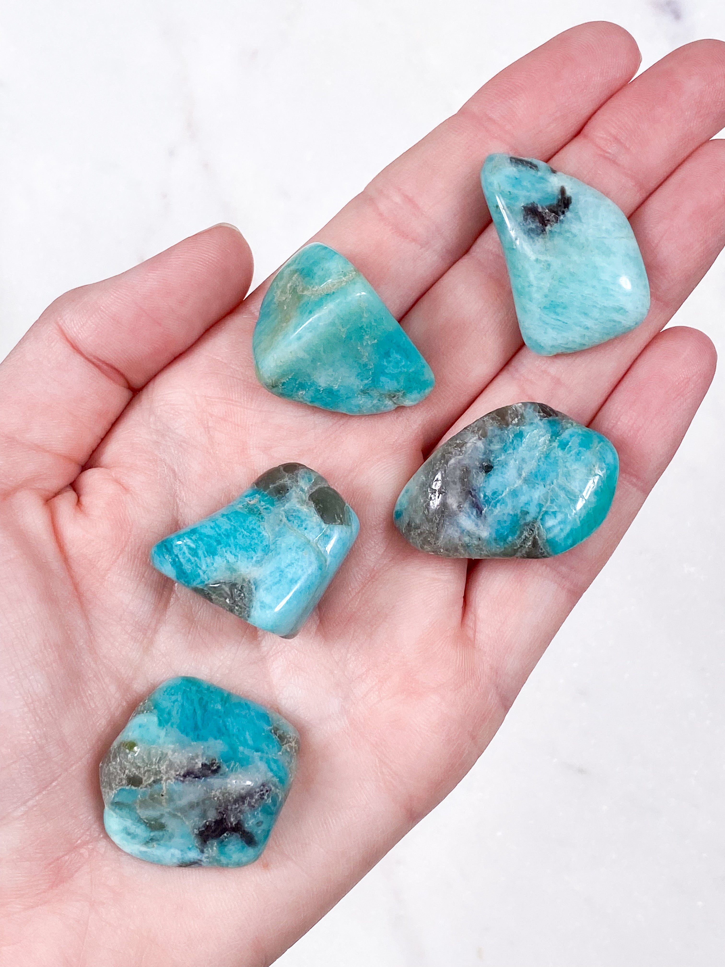 Amazonite Amulet Pocket Stone