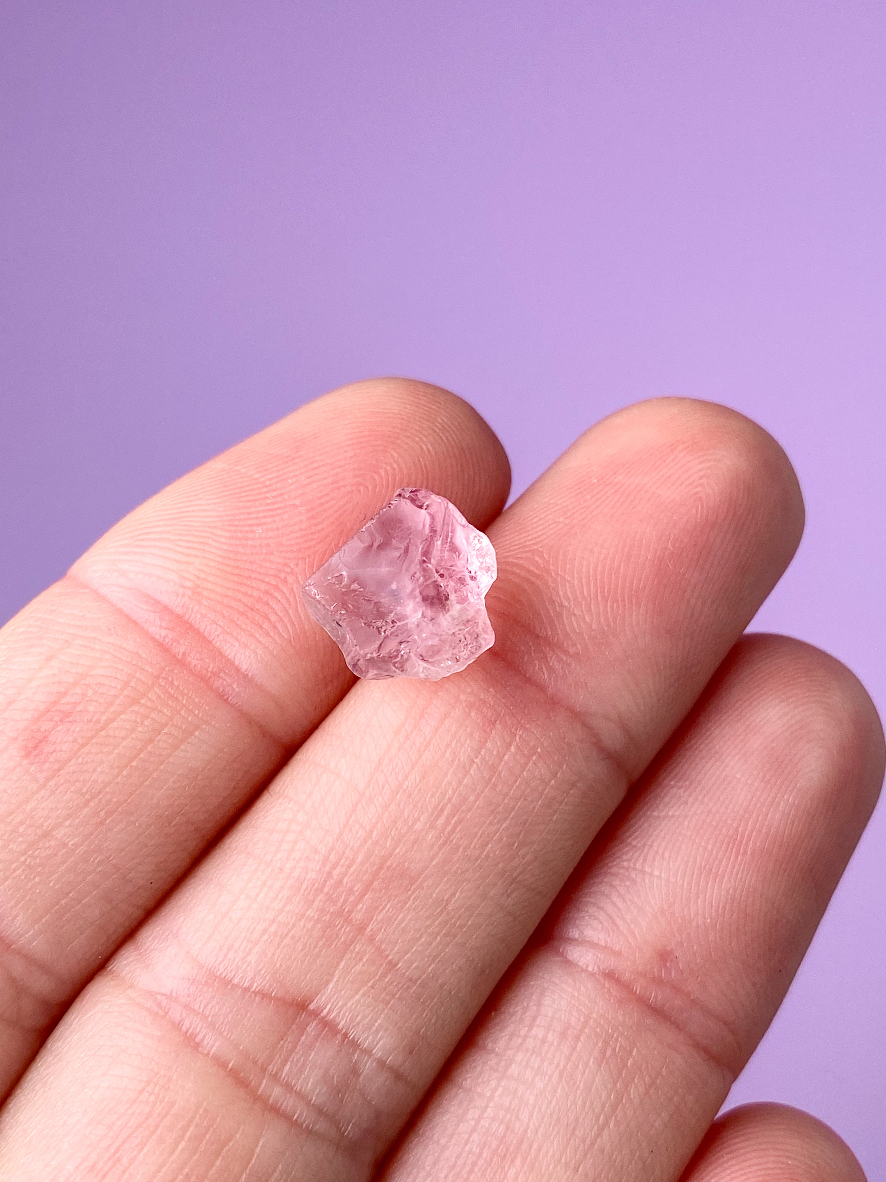 Rosa turmalin rå (nr 8) exklusiv kvalitet