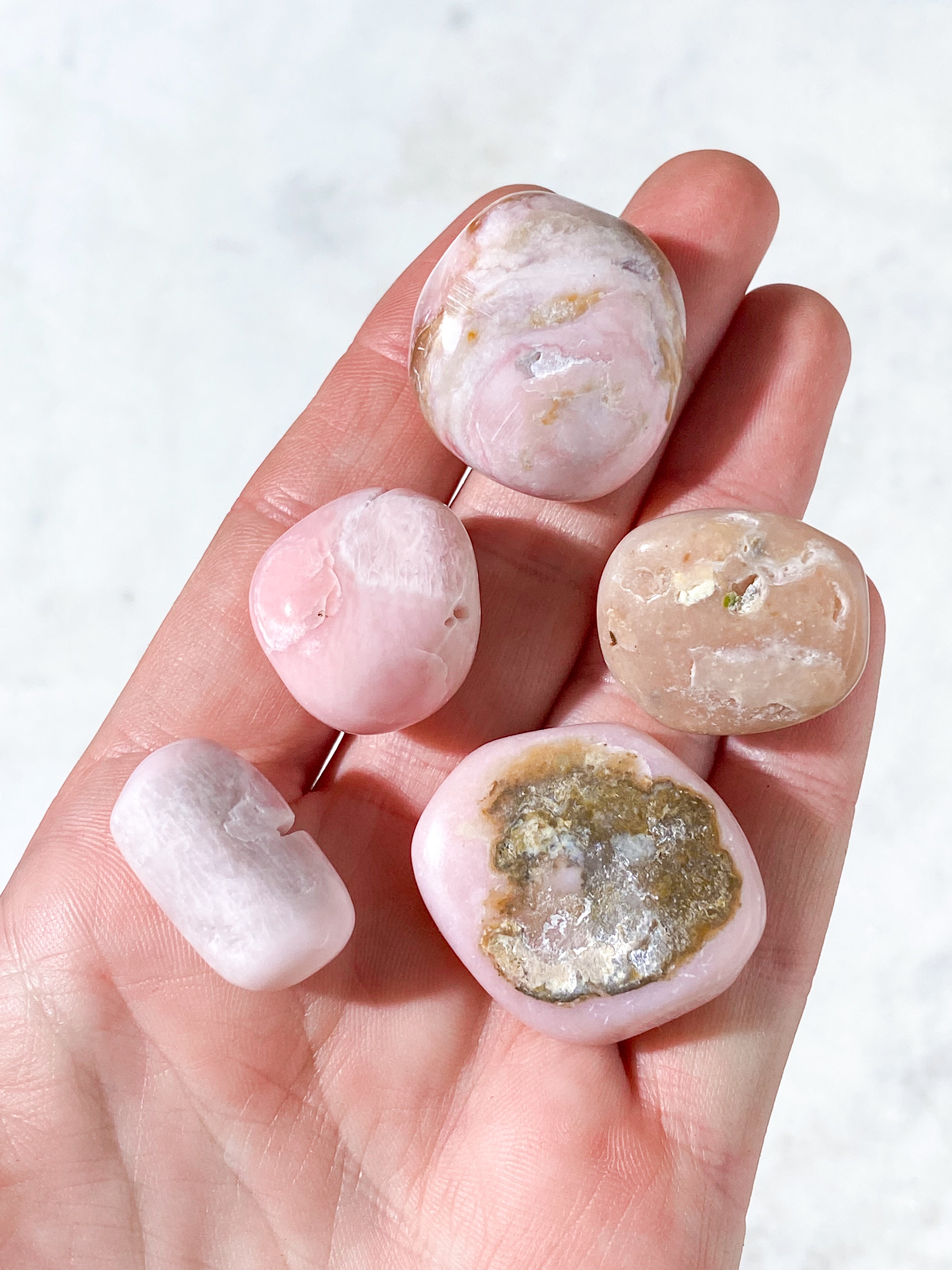 Outlet - Pink Opal Lommesten