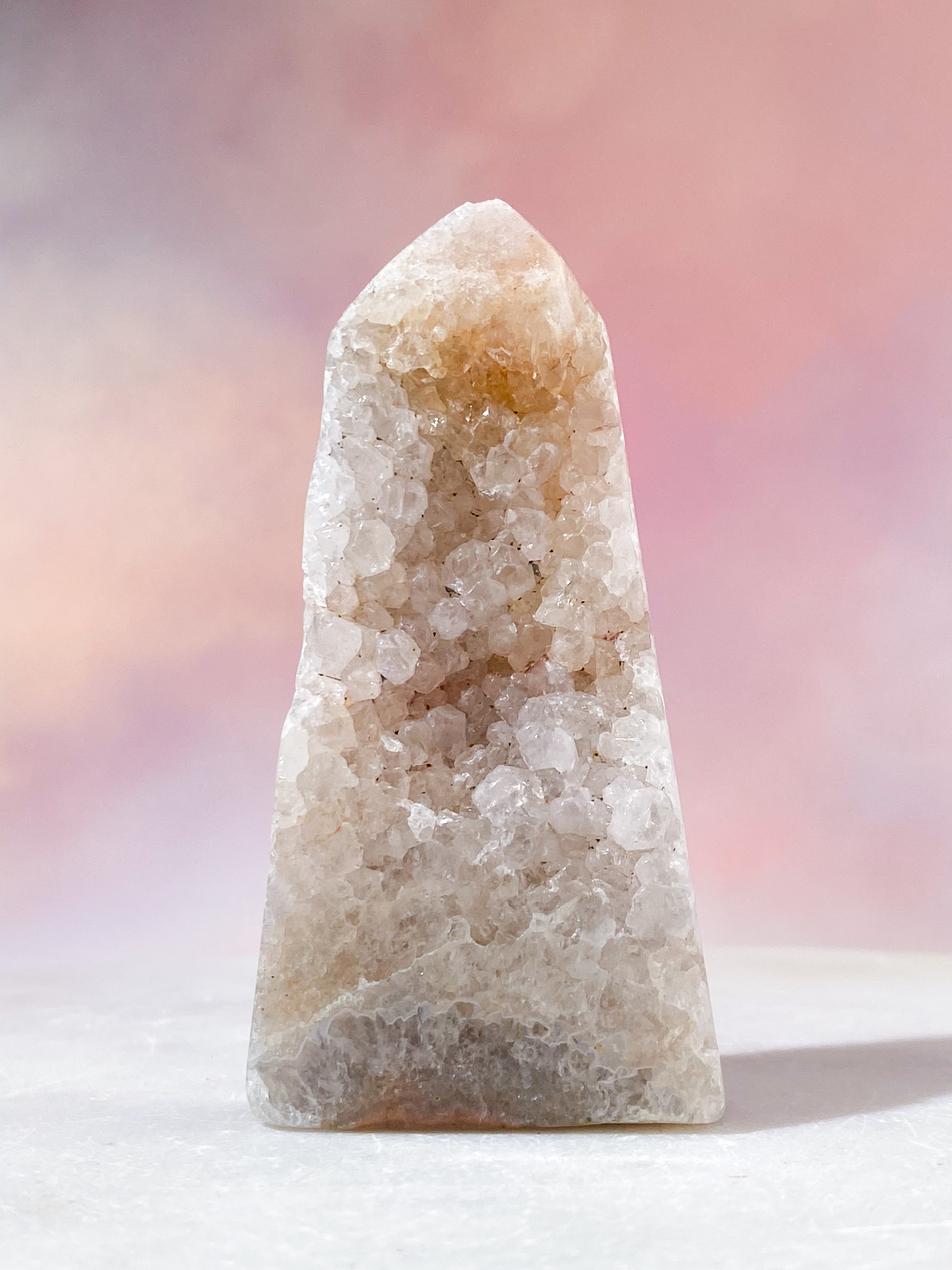 Druzy Agat Polerat Torn (Nr. 9)