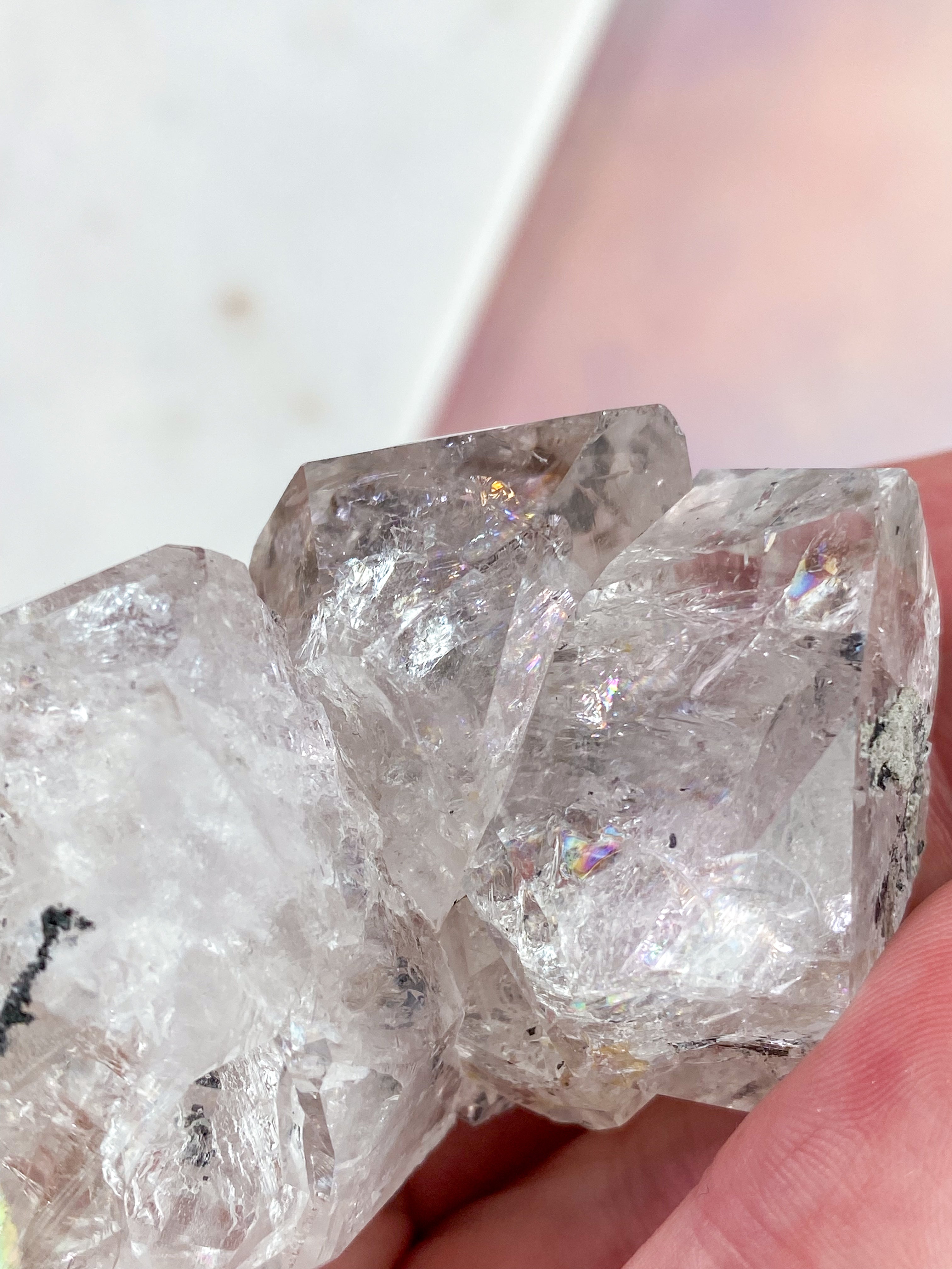 Herkimer Diamant Klynge (Nr. 11) Eksklusiv Kvalitet