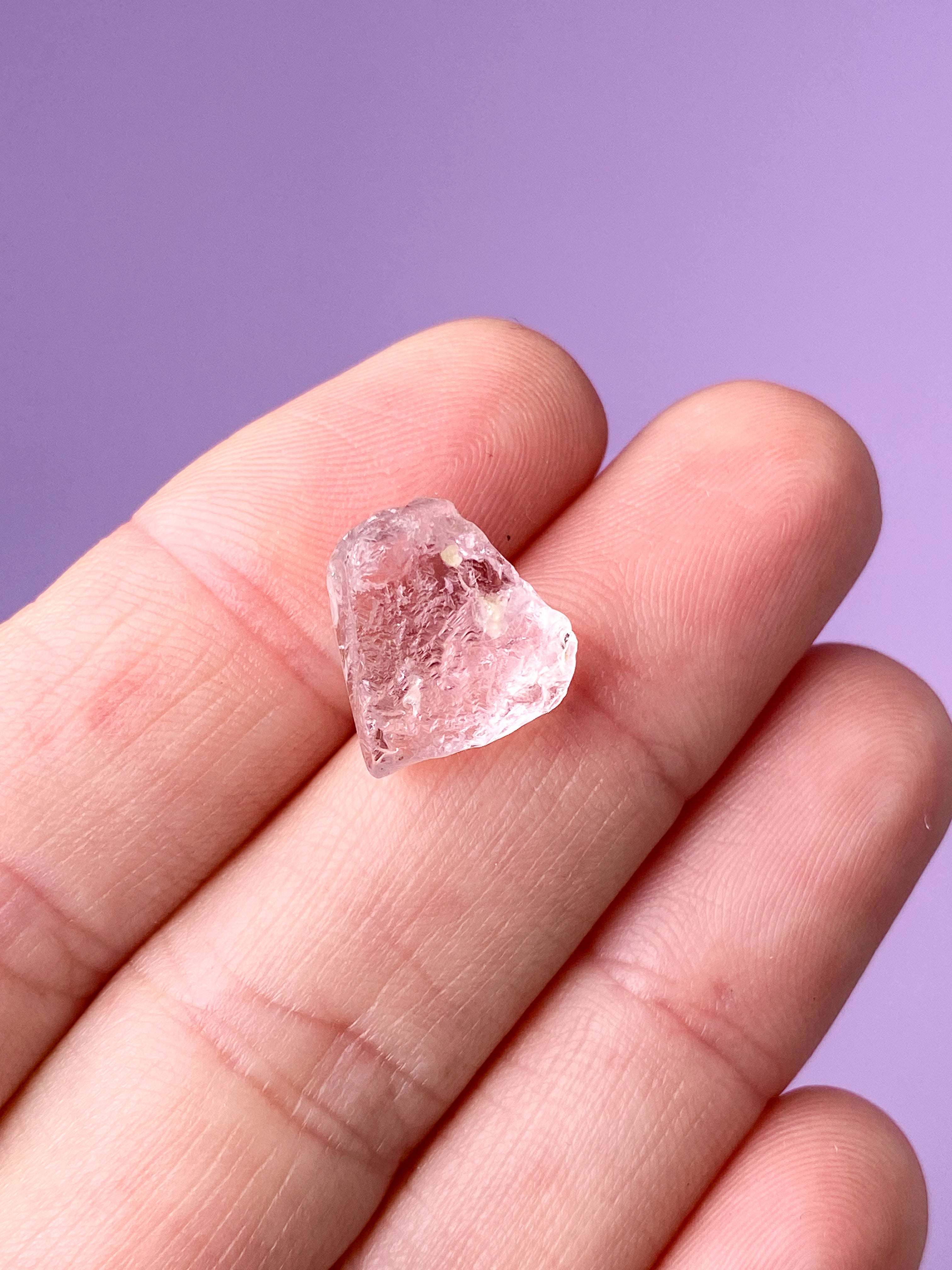 Rosa turmalin rå (nr 8) exklusiv kvalitet