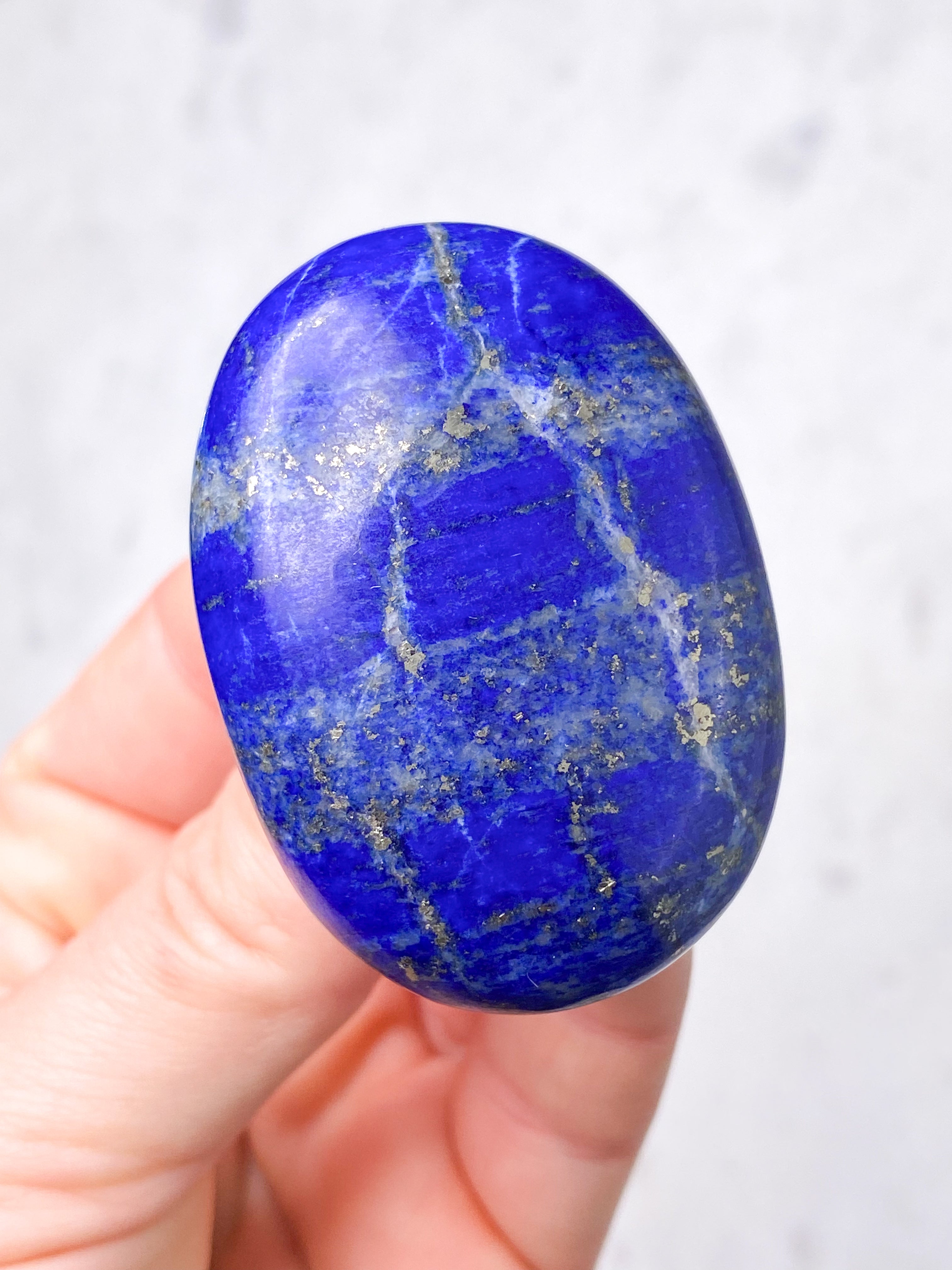 Lapis Lazuli Palmstone (Nr. 9)