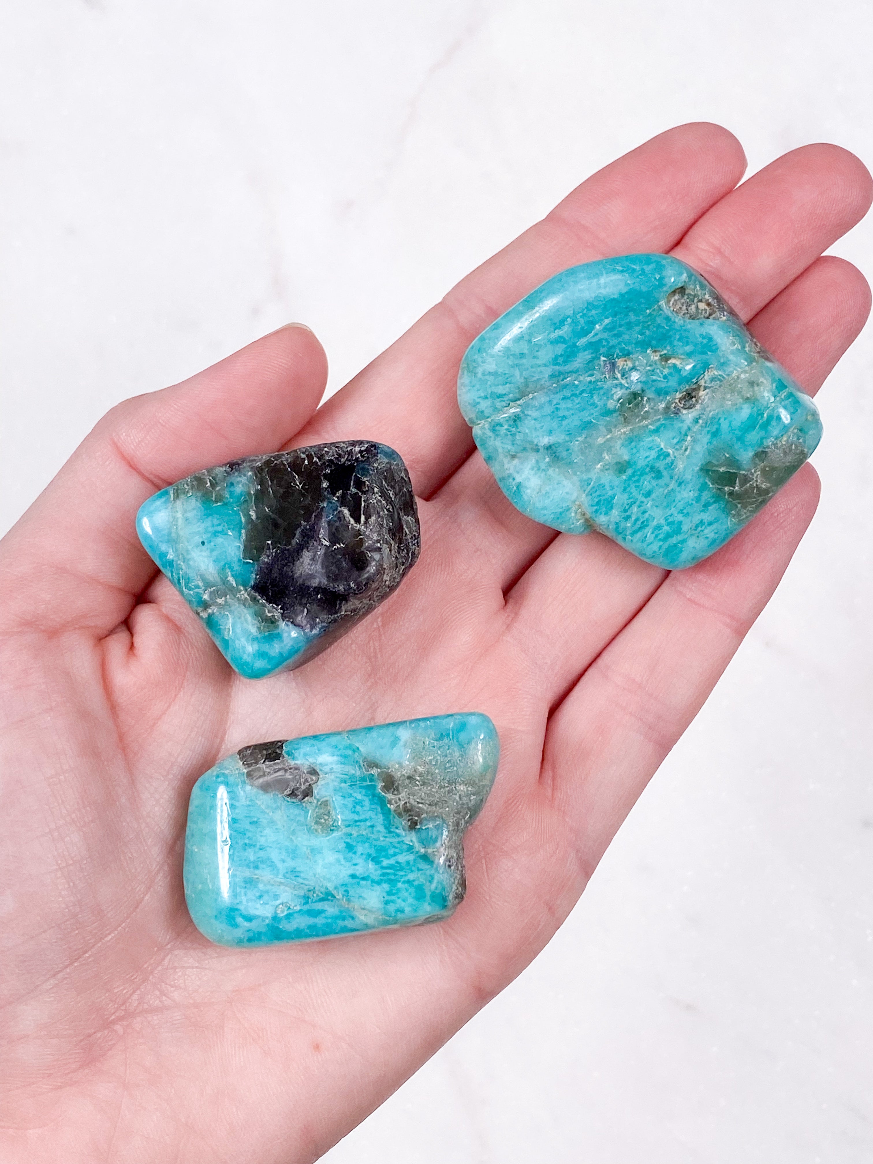 Amazonite Amulet Pocket Stone
