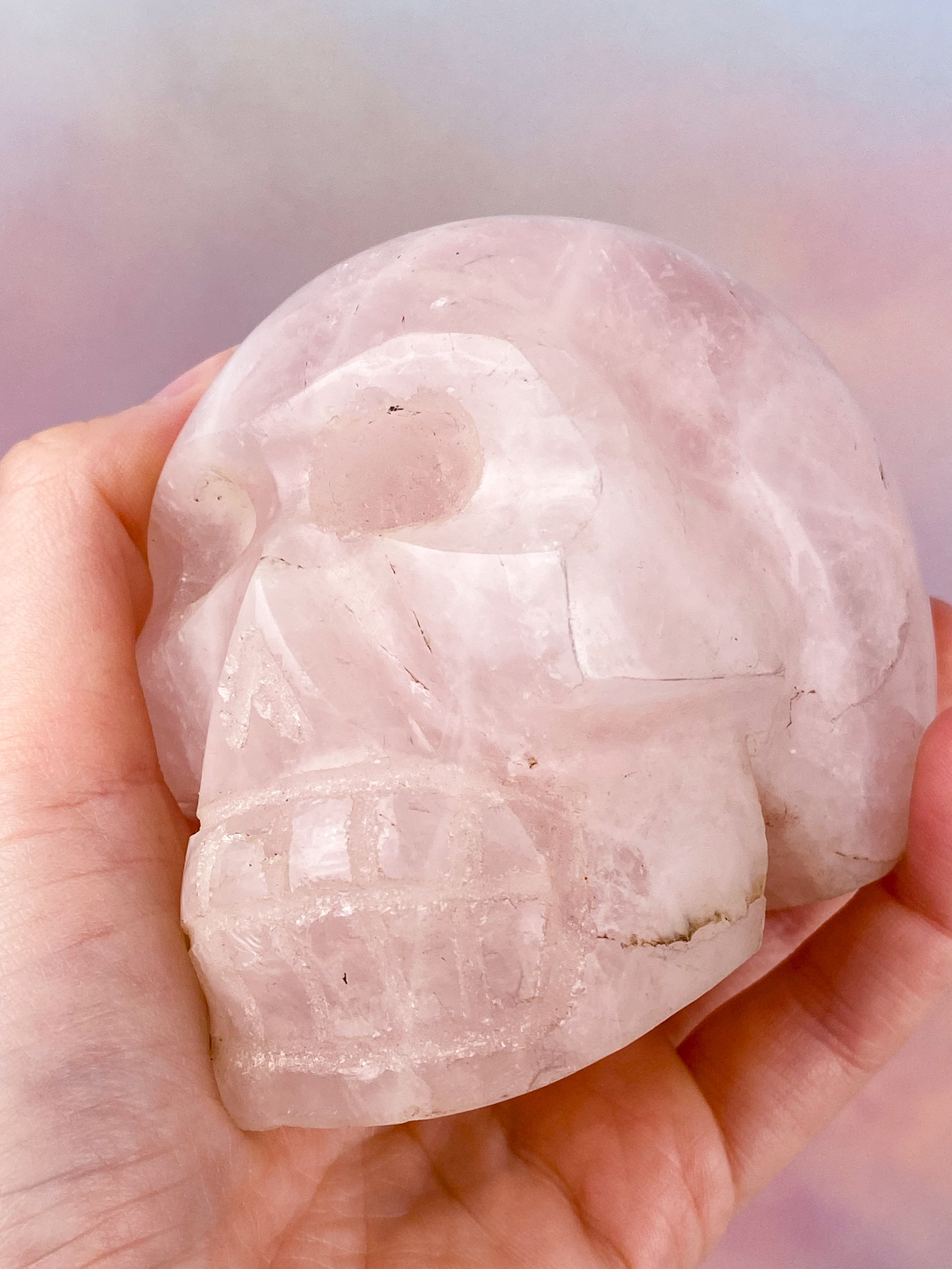 Rosenkvartsskalle (nr 2)