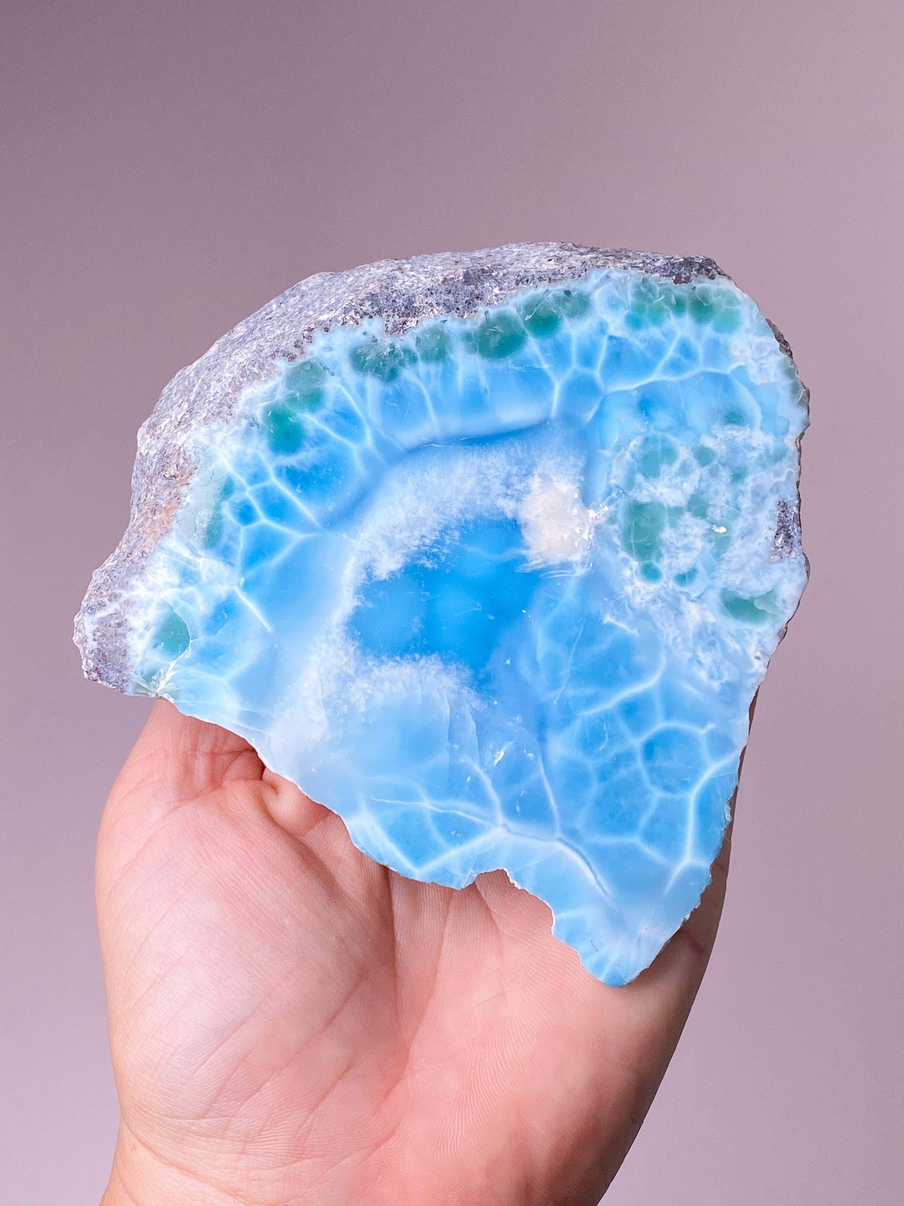 Giant Larimar Raw (nr 8) Exklusiv kvalitet