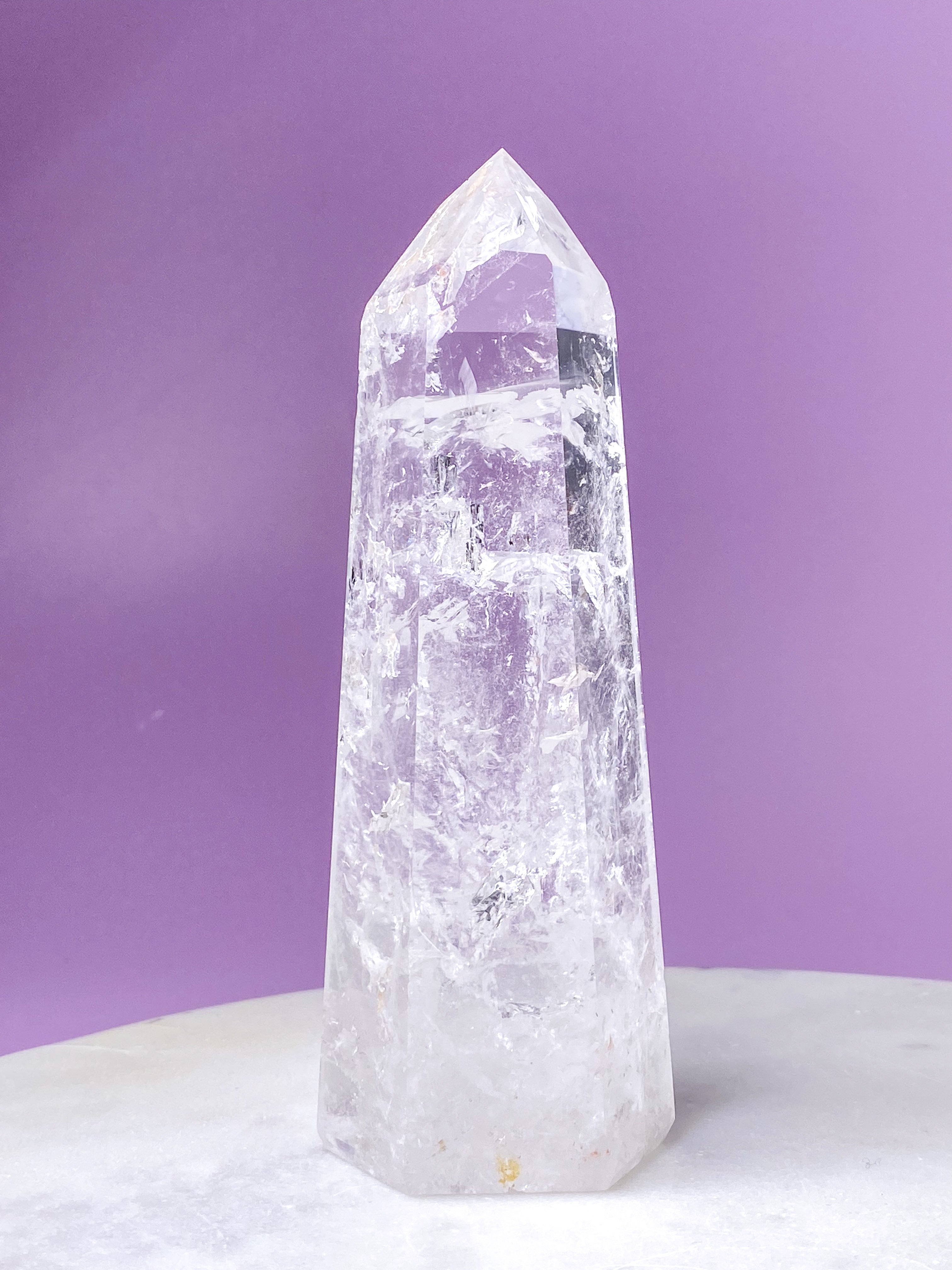 Jättestorn av bergkristall (nr 3) Exklusiv kvalitet