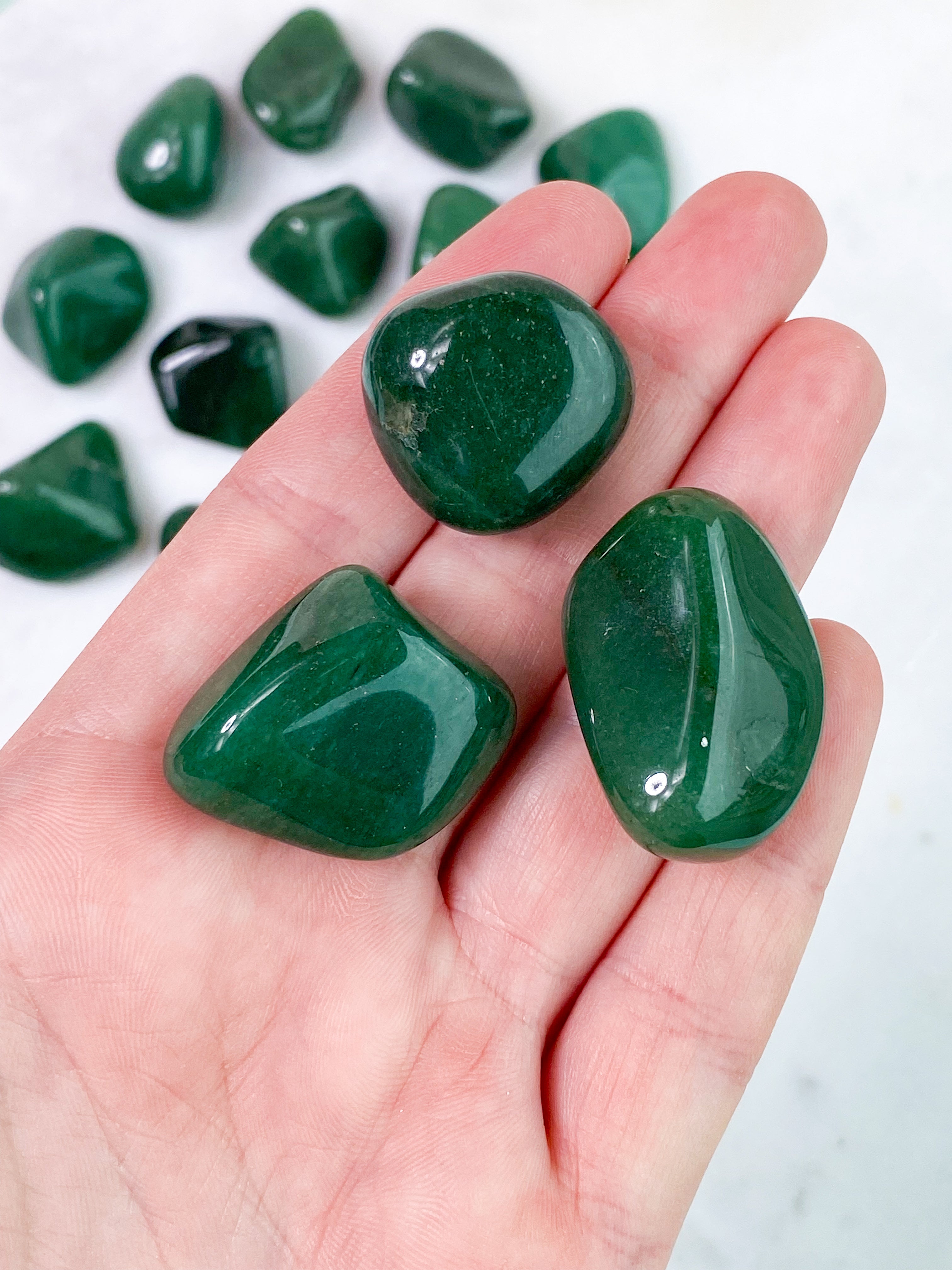 Grön Aventurin Pocket Stone