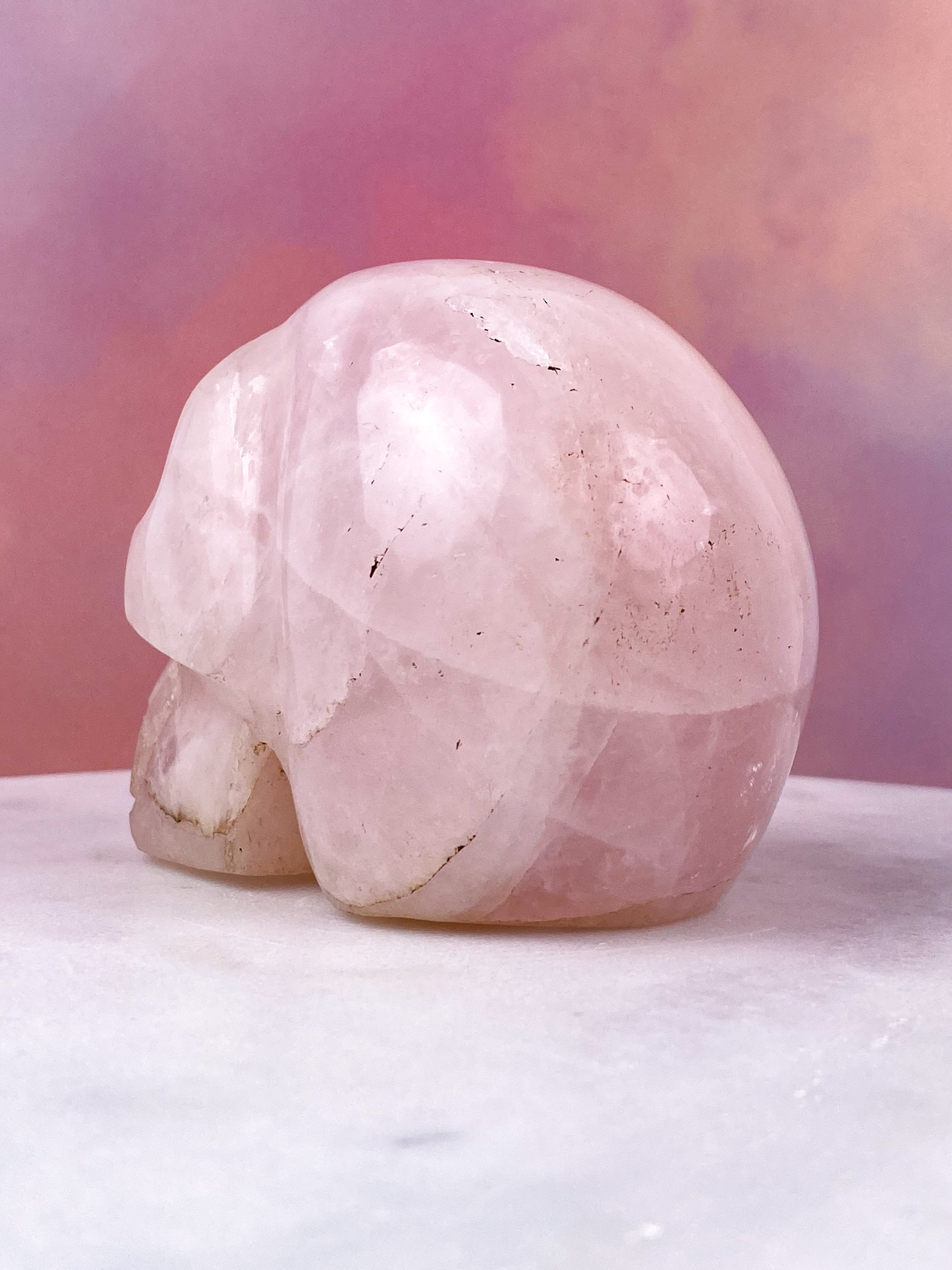 Rosenkvartsskalle (nr 2)