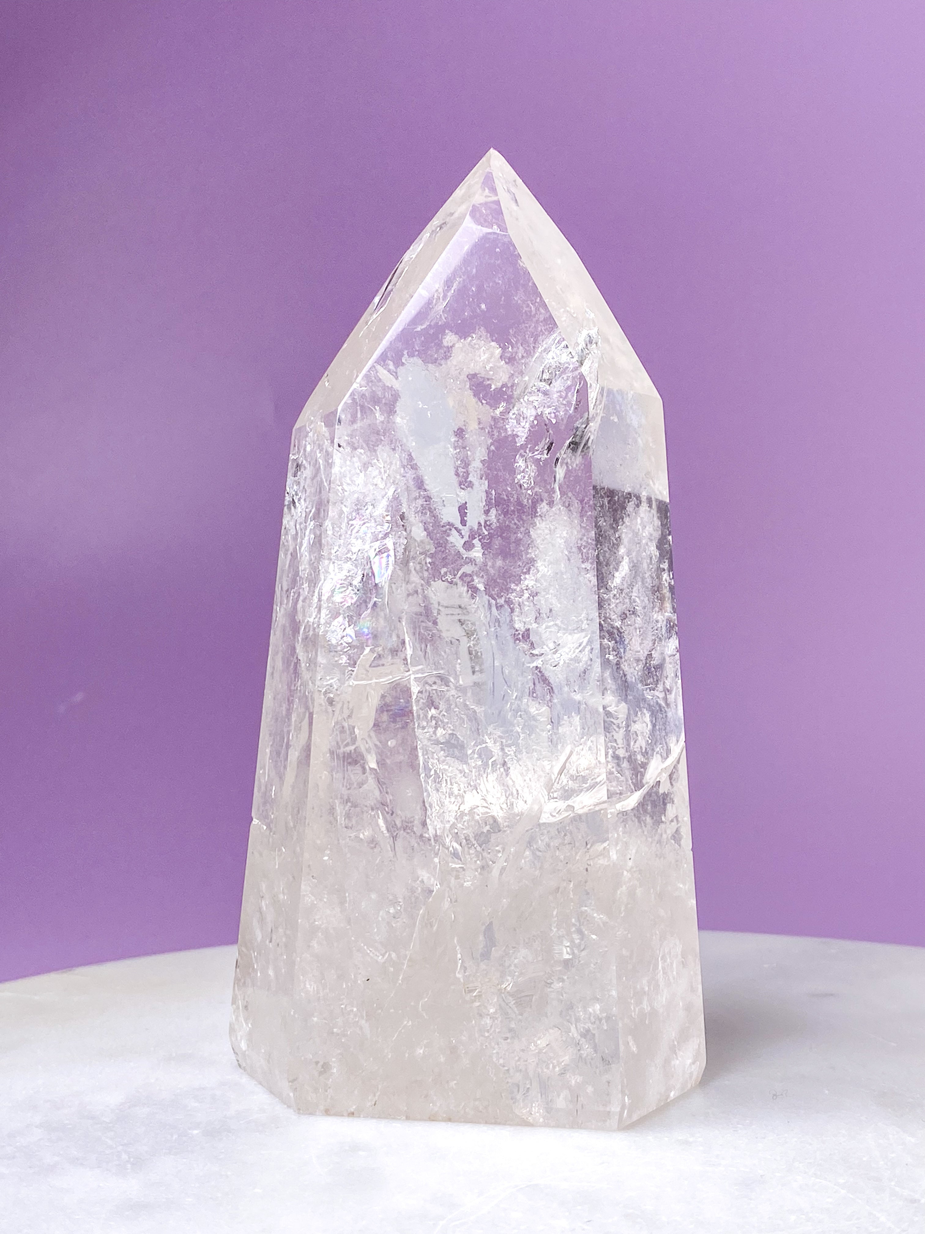 Jättestorn av bergkristall (nr 3) Exklusiv kvalitet