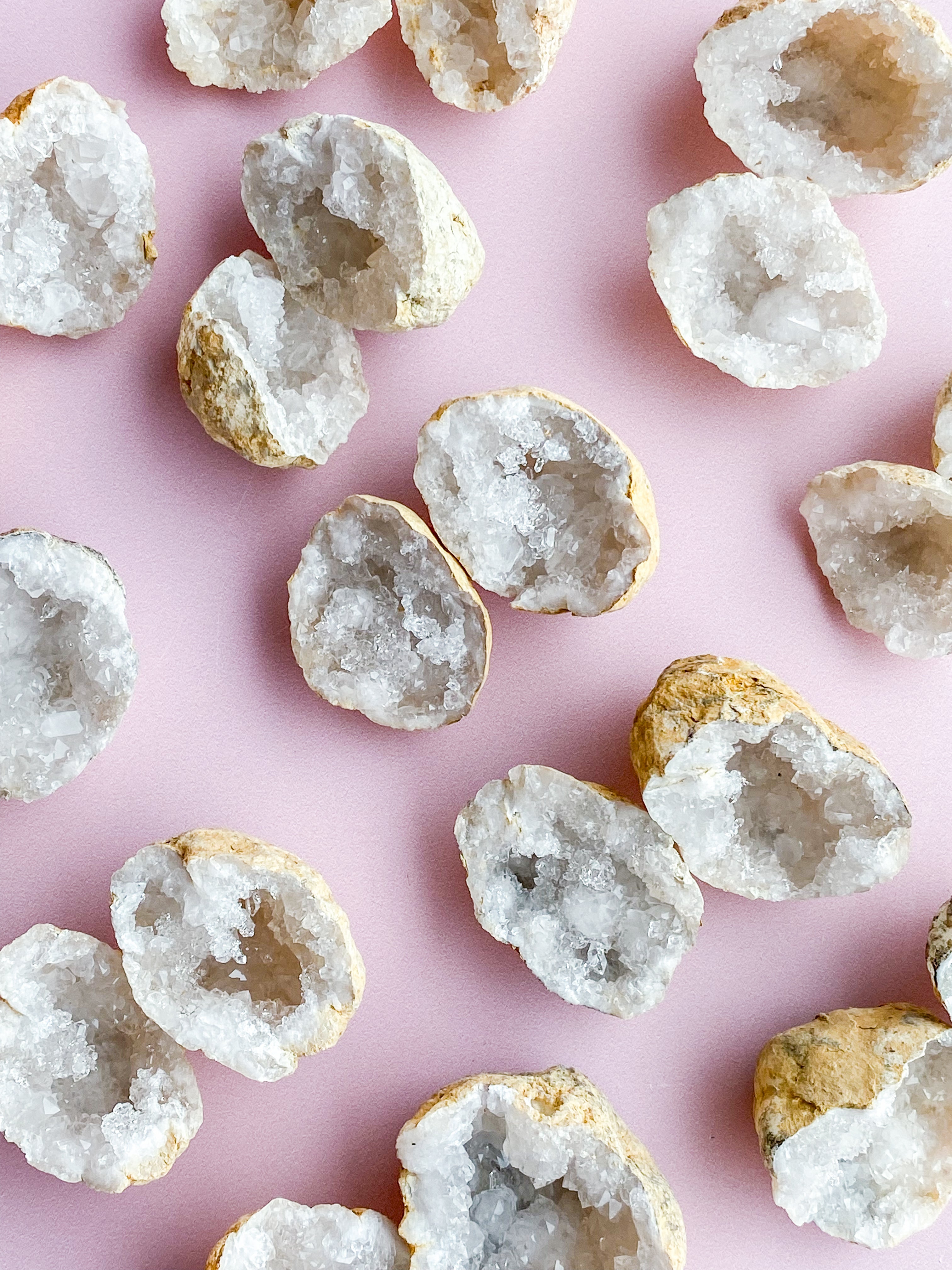 Mini Bjergkrystal Geode Sæt