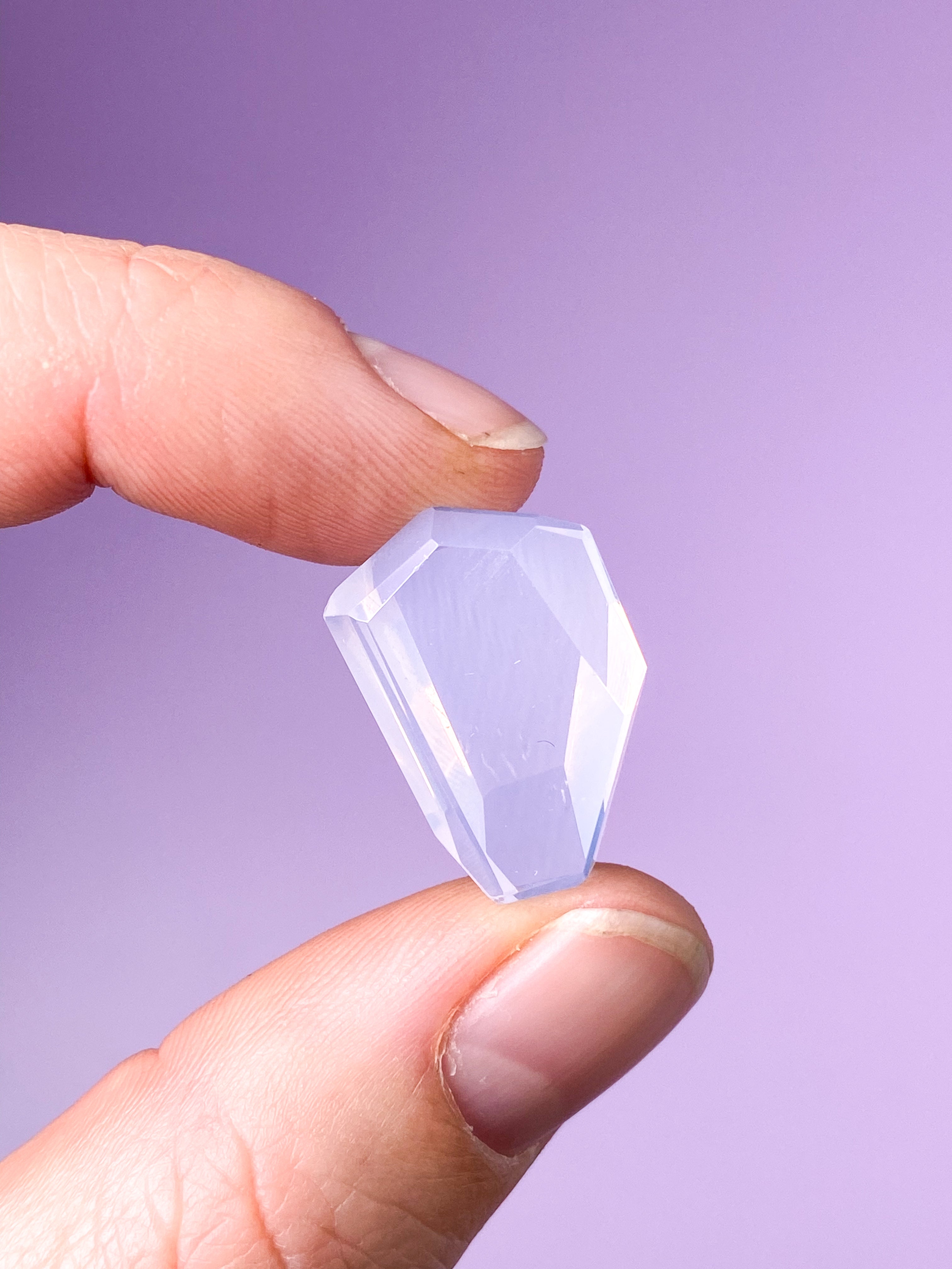 Lavendel Månkvarts Fasett (nr 1)