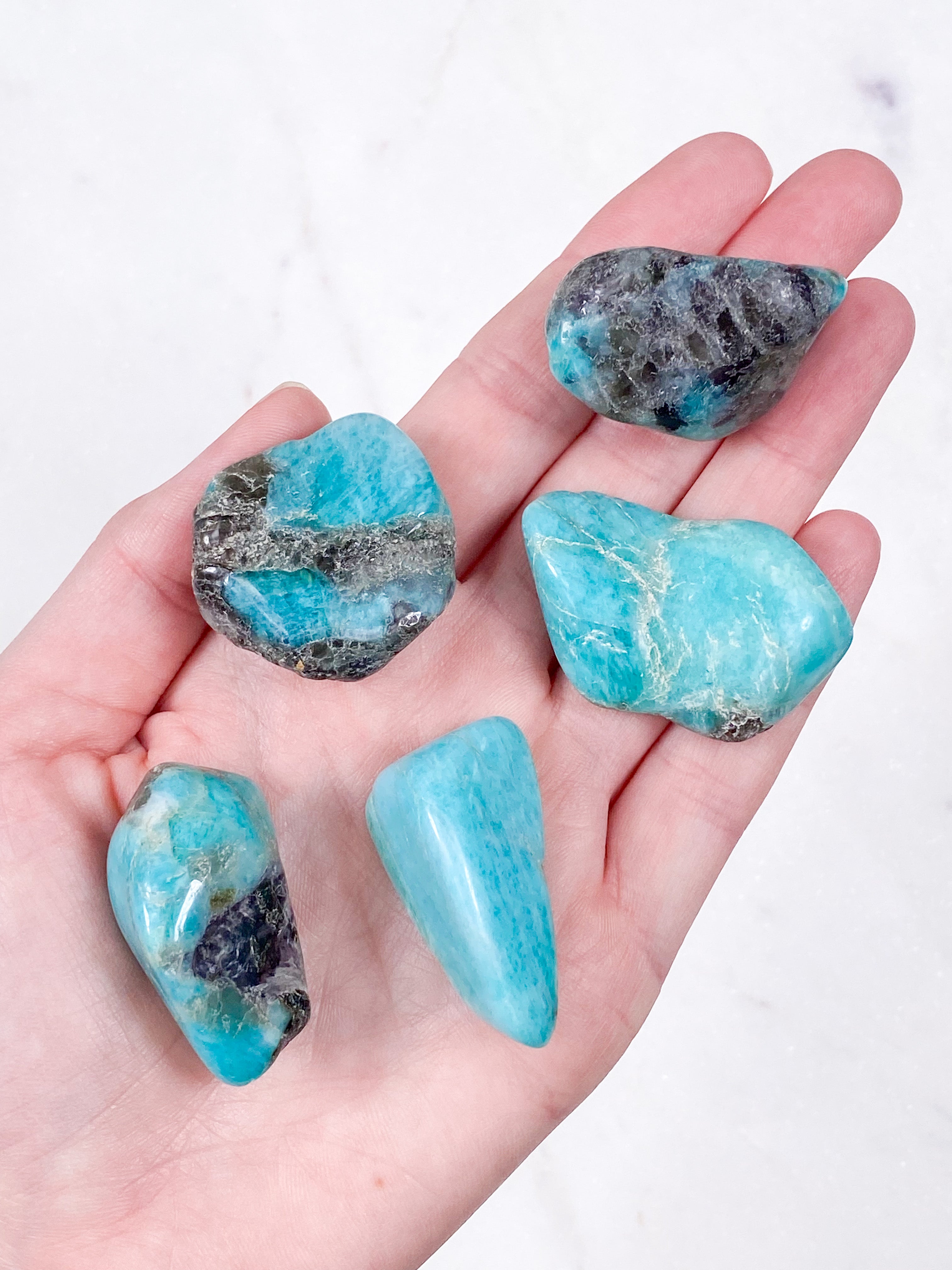 Amazonite Amulet Pocket Stone