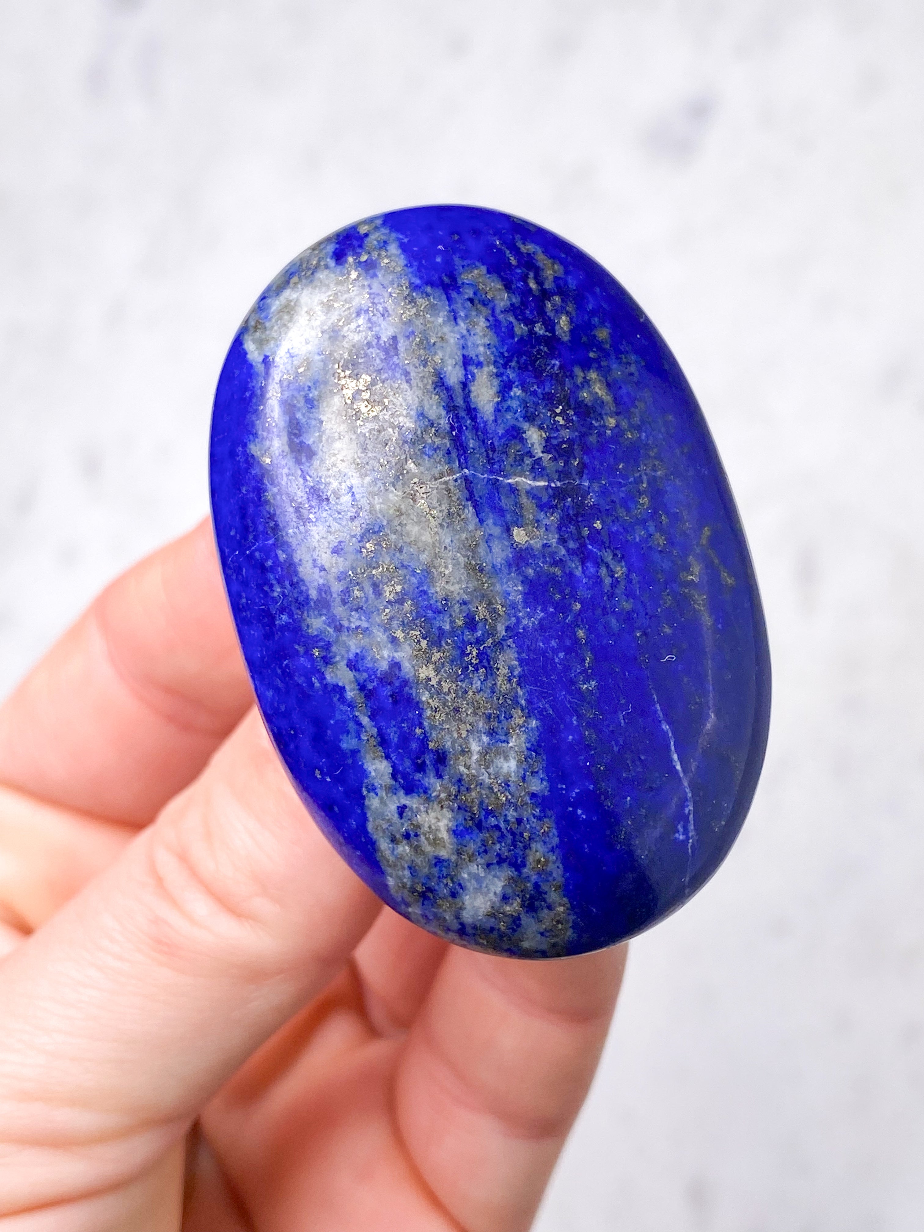 Lapis Lazuli Palmstone (Nr. 18)