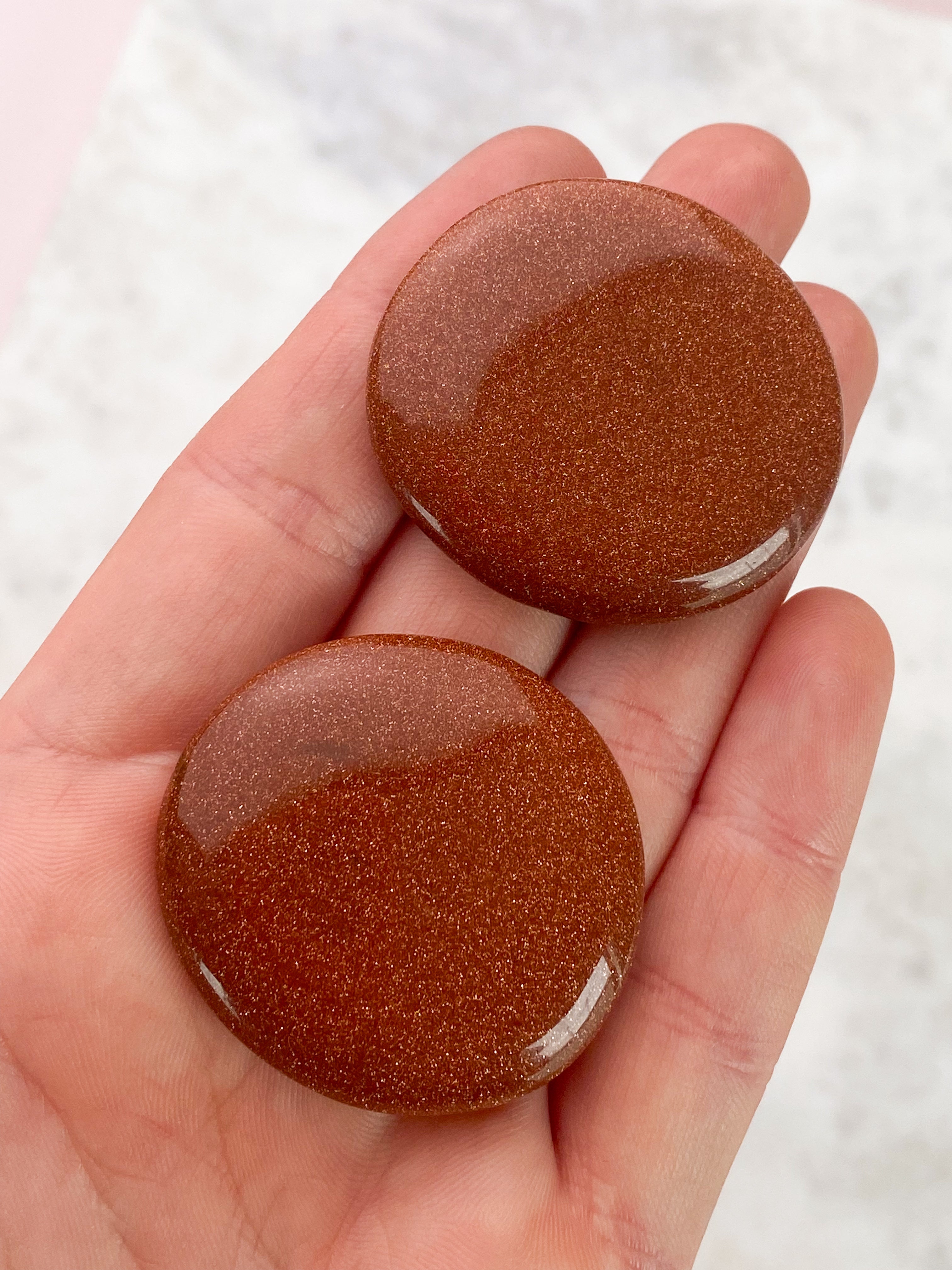 Goldstone Pocket Stone