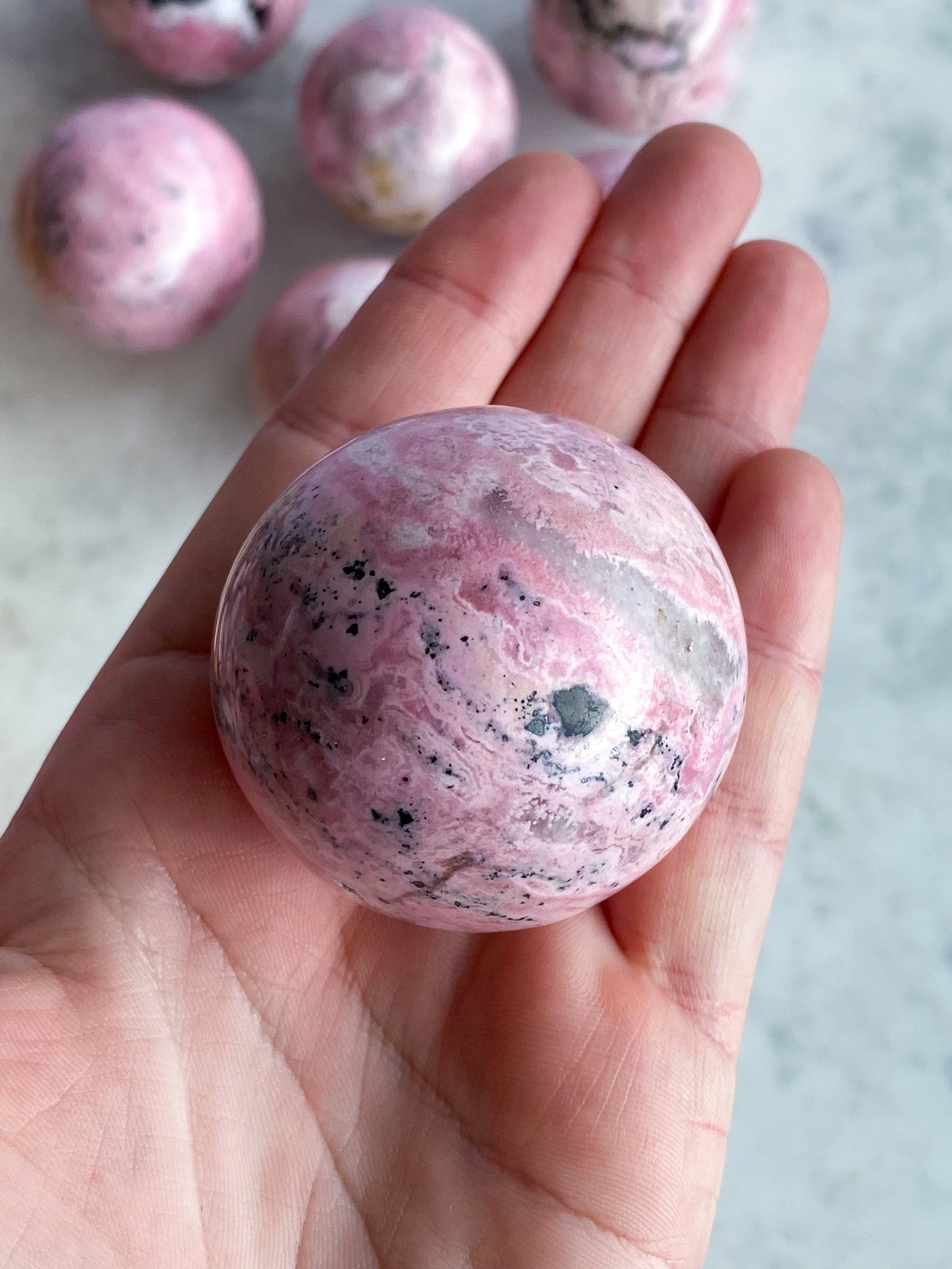 Rhodochrosit Kugle