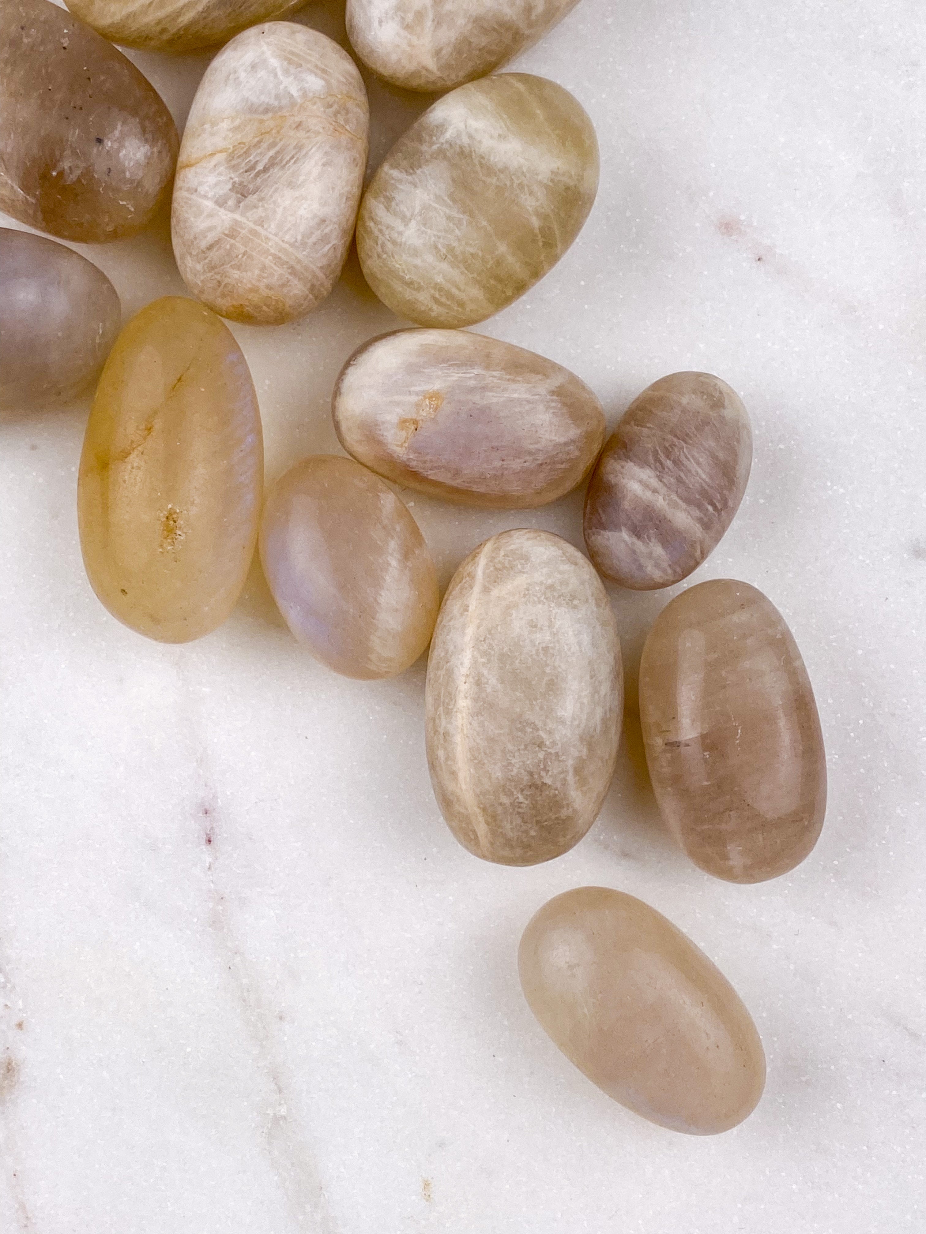 Rainbow Moonstone Palmstone