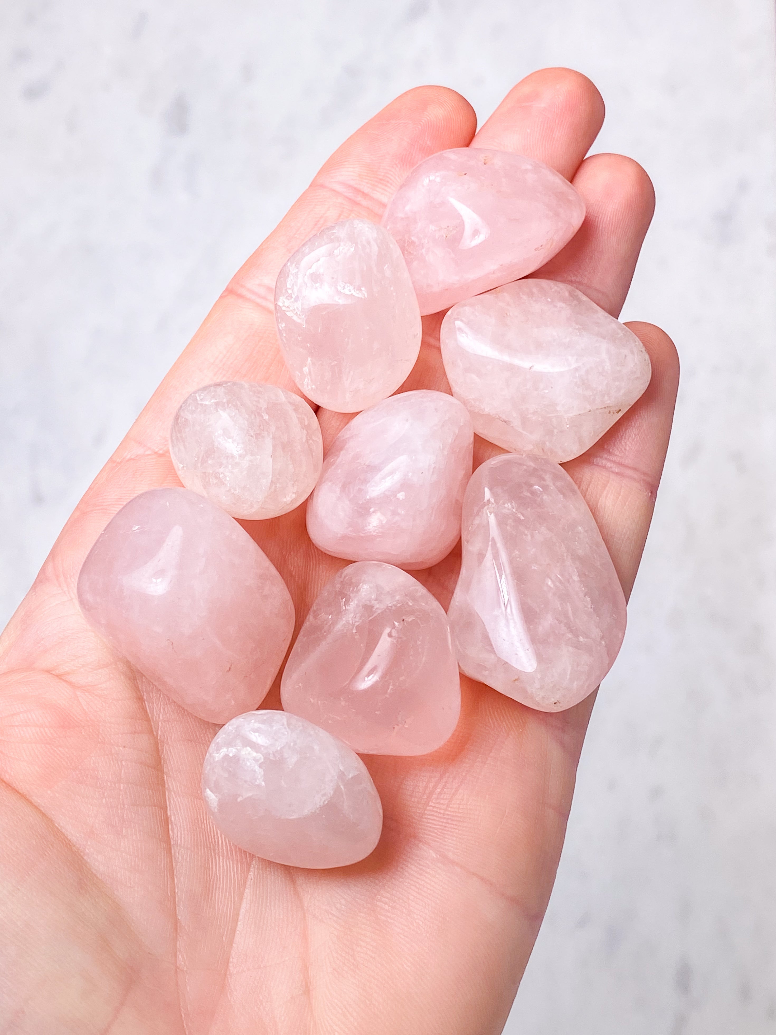 Rosakvarts Pocket Test (Exklusiv kvalitet)