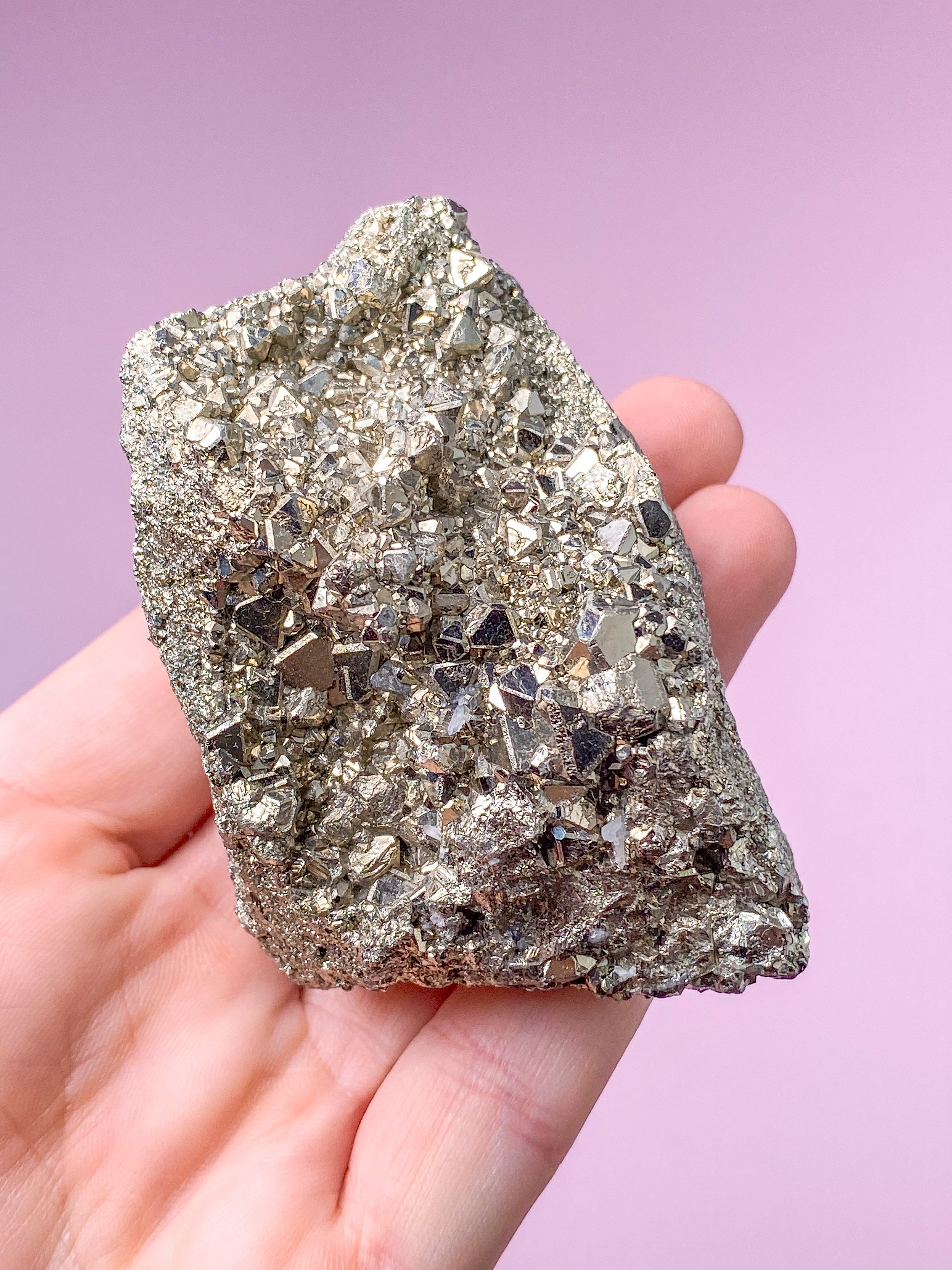 Octahedron Pyrit Klynge (Nr. 4)
