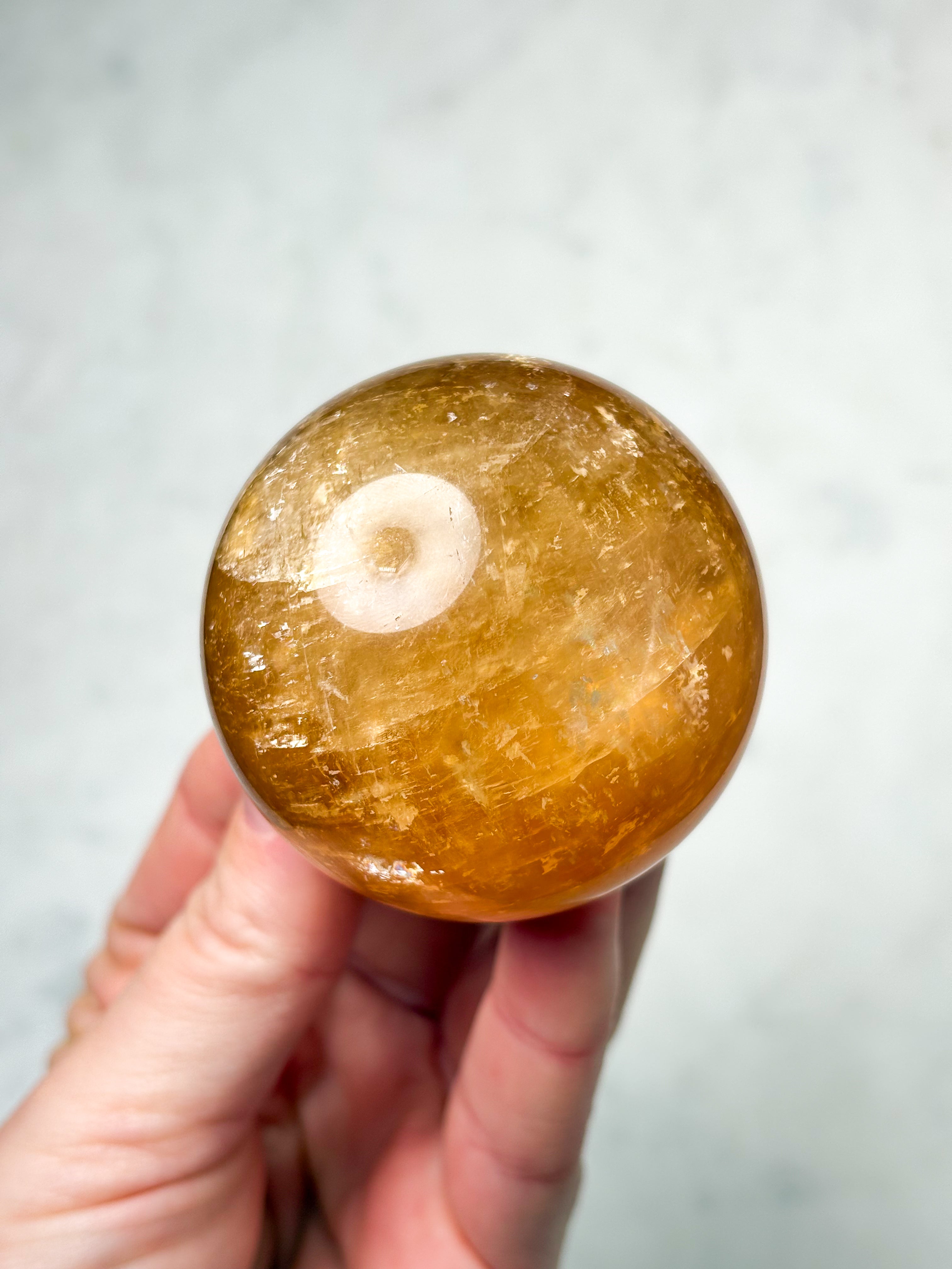 Optisk honungskalkcitkula (nr 1)