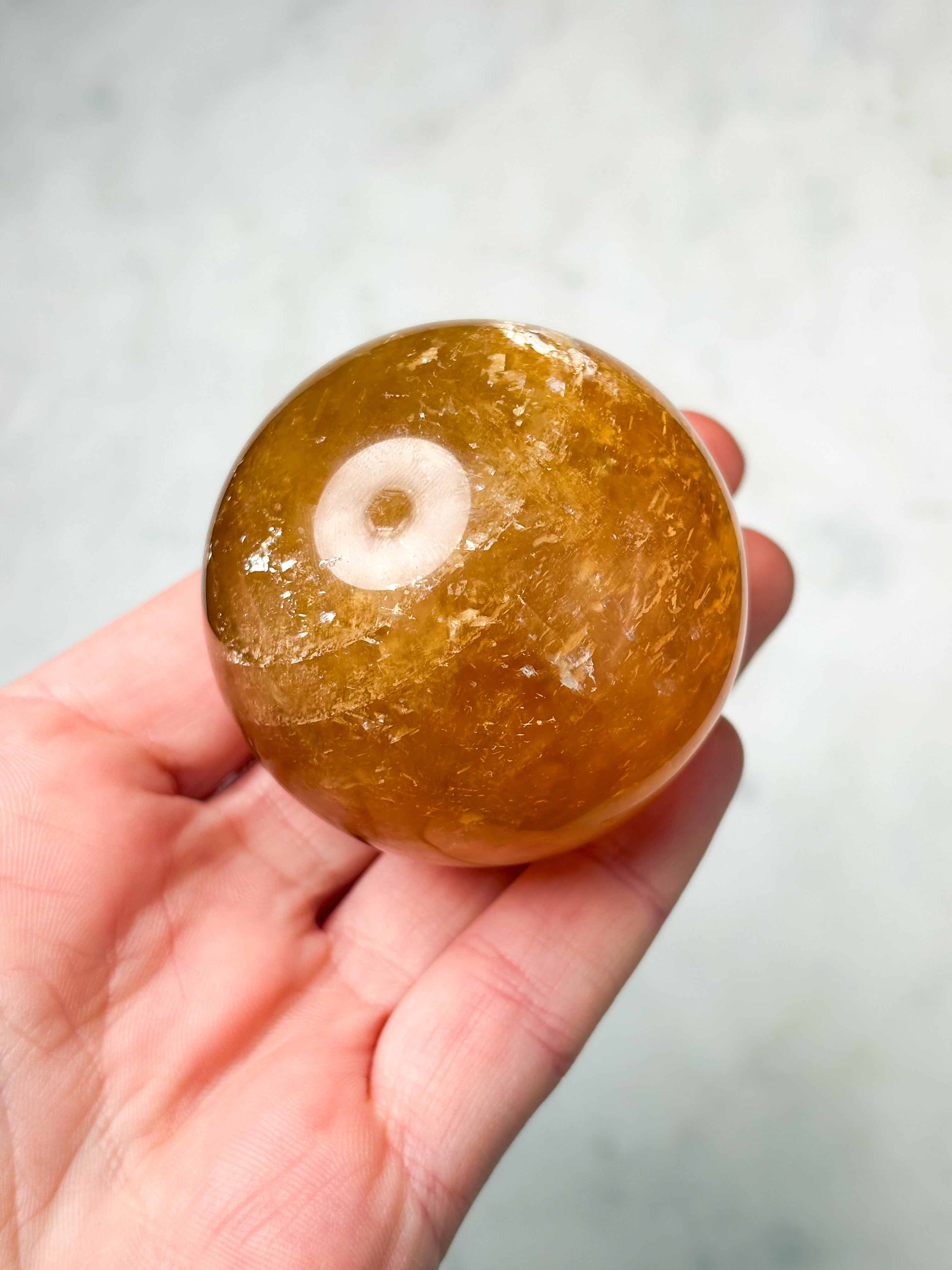 Optisk honungskalkcitkula (nr 1)