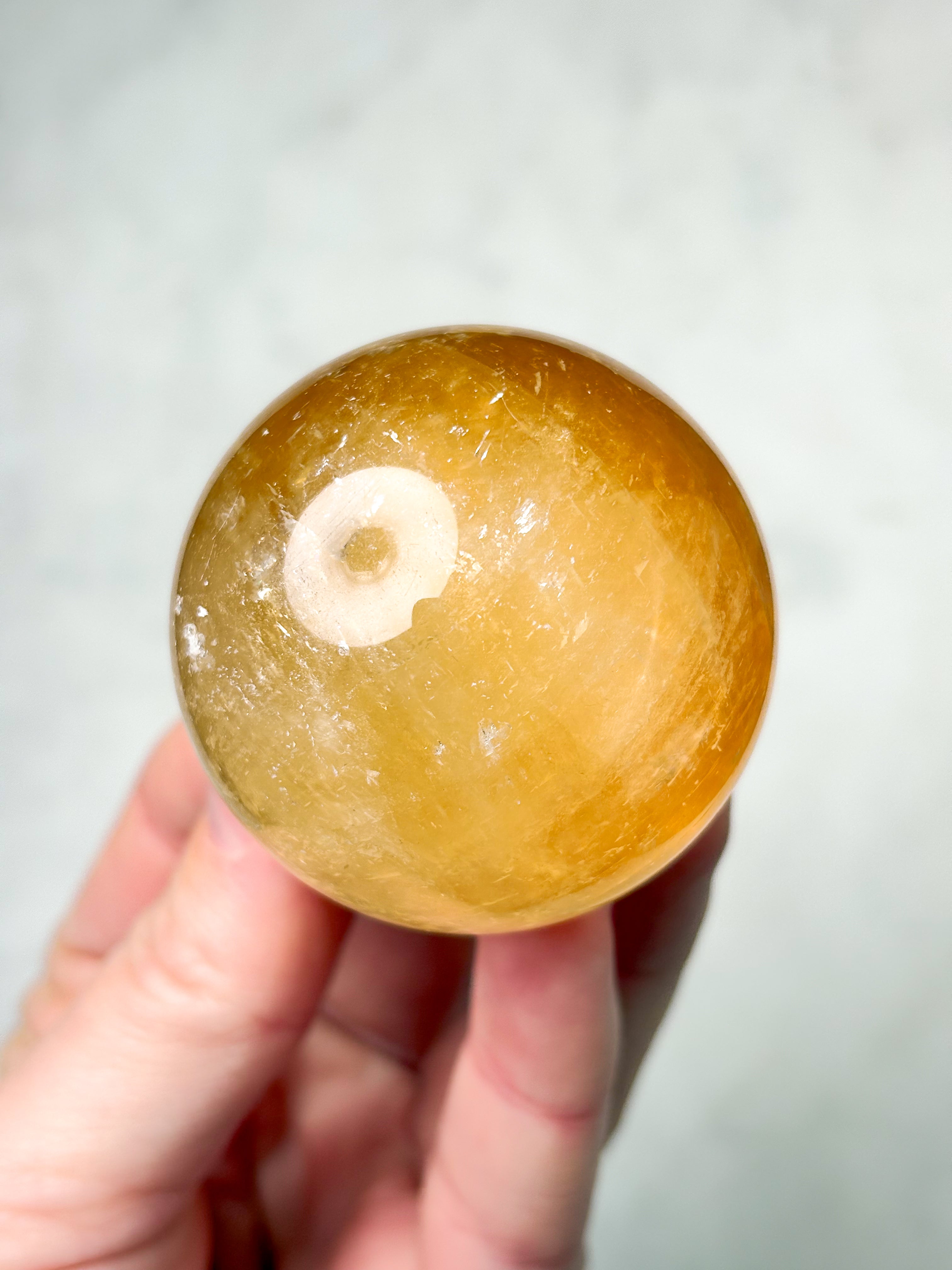 Optisk honungskalkcitkula (nr 7)