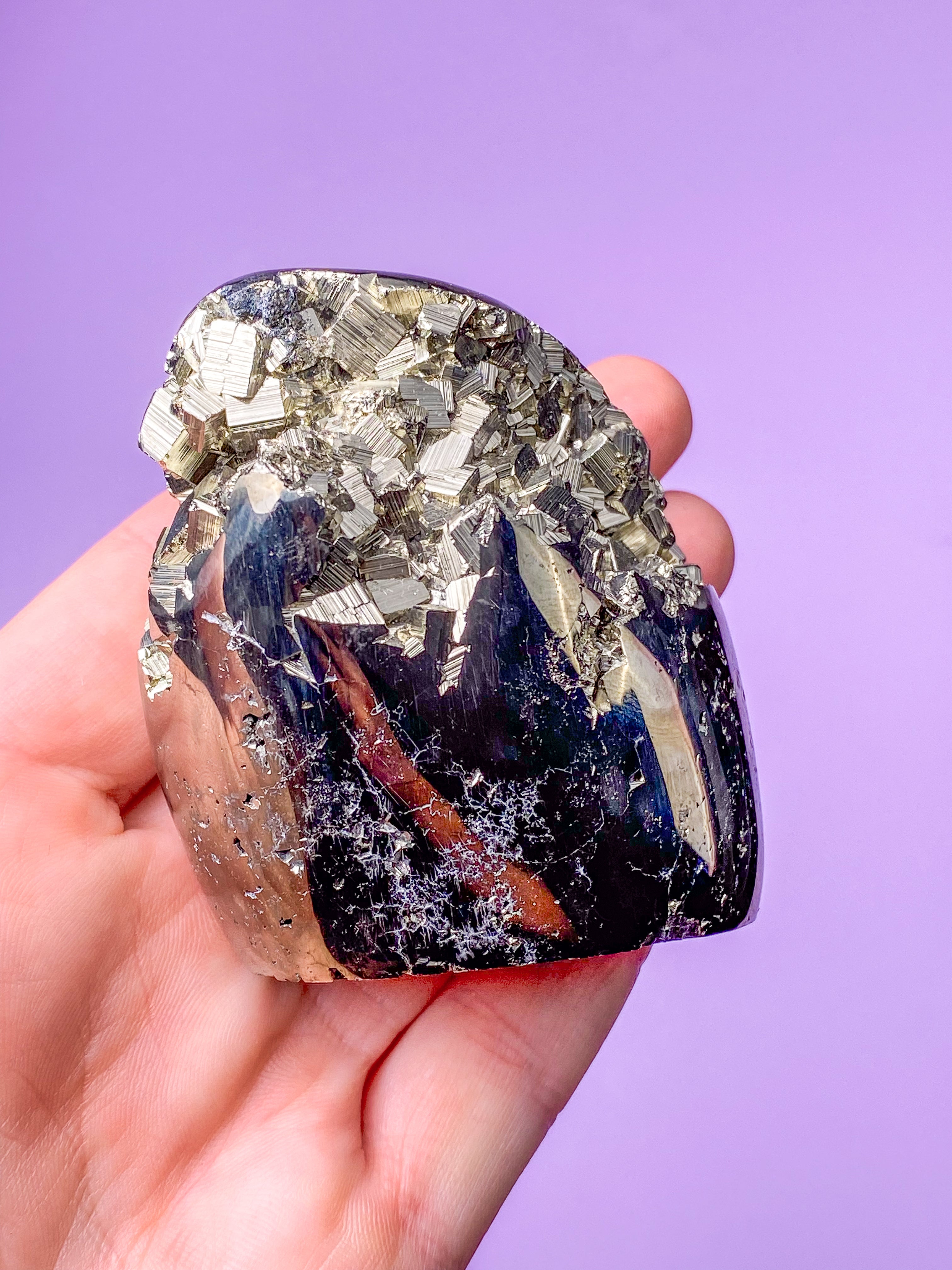 Druzy Pyrit Freeform (Nr. 1)