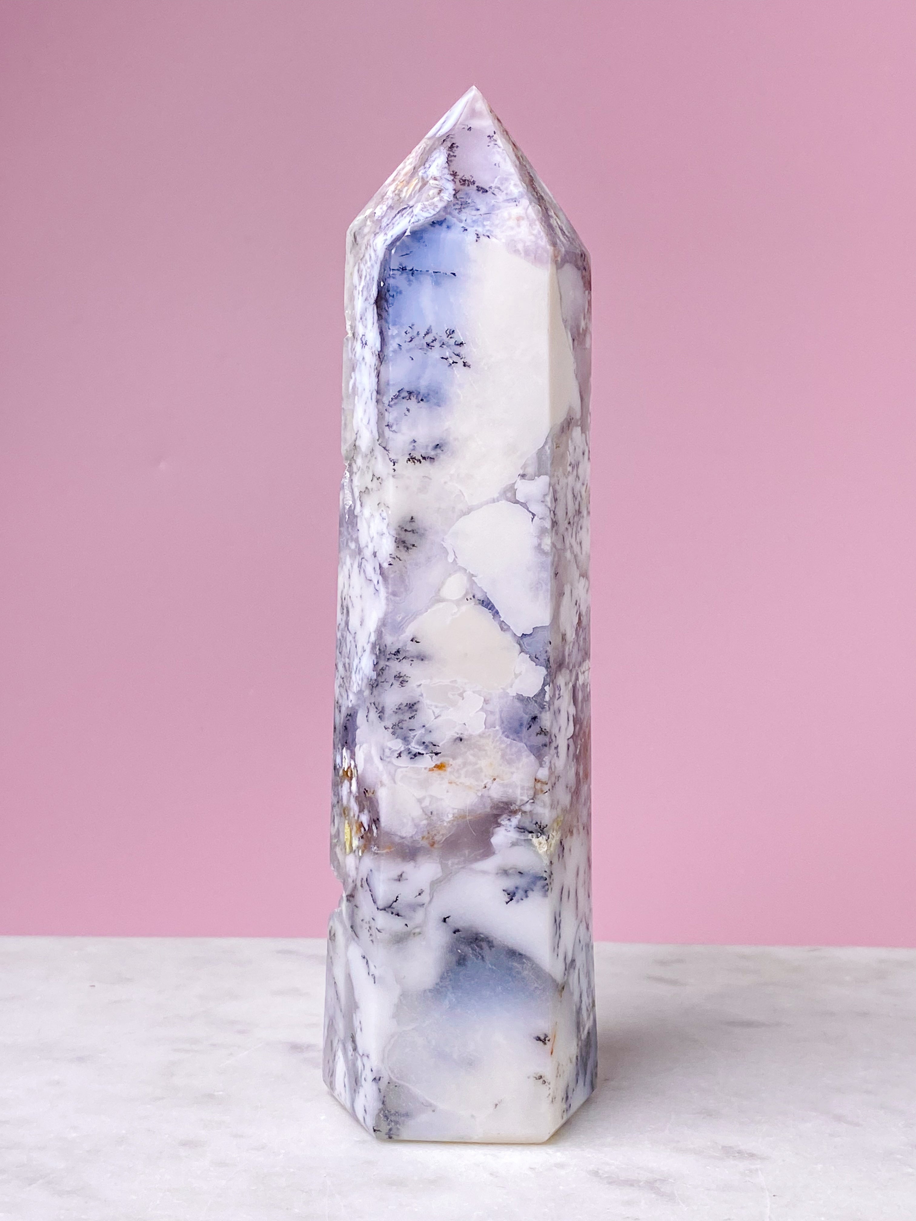 Kæmpe Dendrit Opal Tårn (Nr. 3)