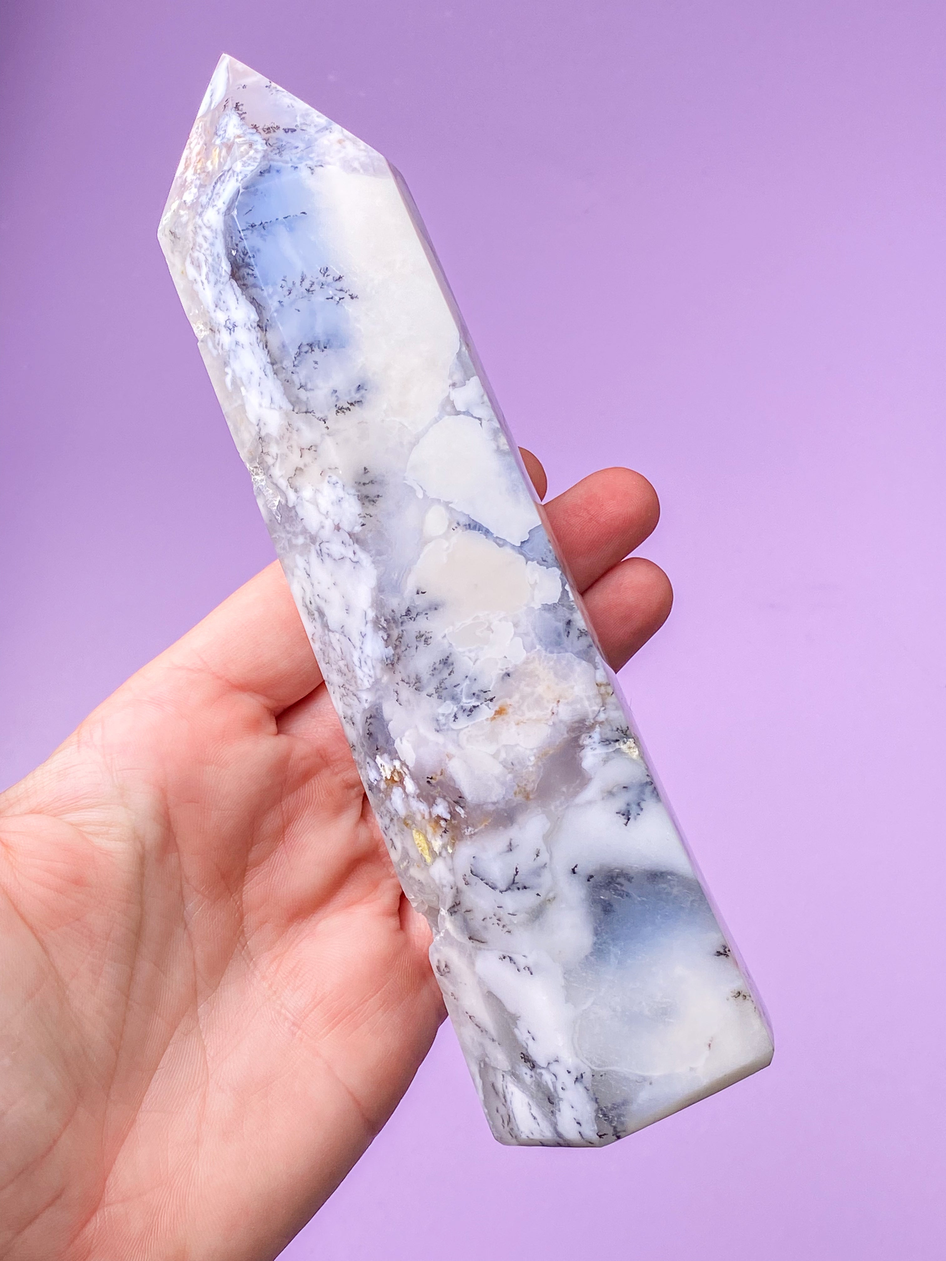 Kæmpe Dendrit Opal Tårn (Nr. 3)