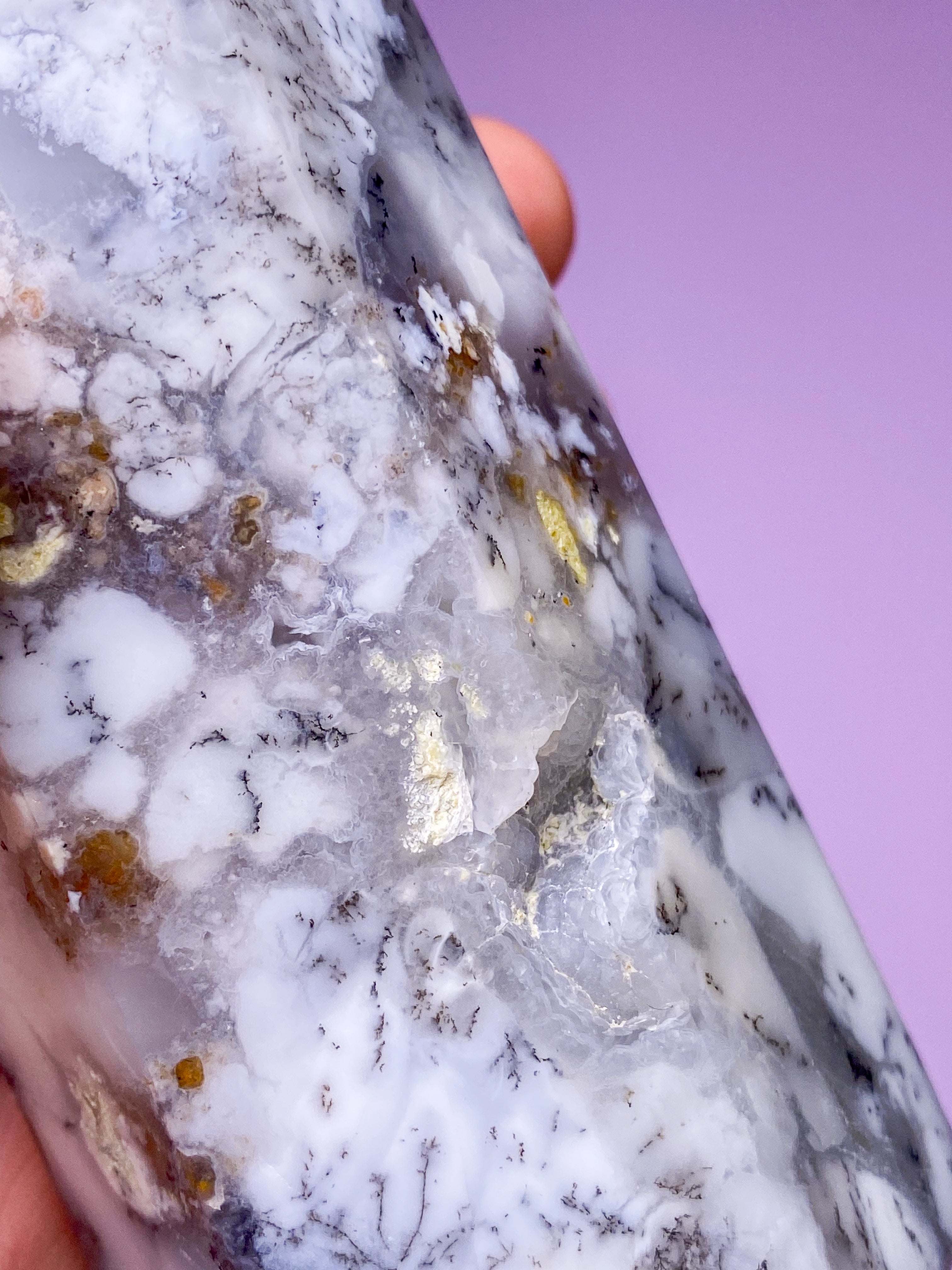 Kæmpe Dendrit Opal Tårn (Nr. 3)