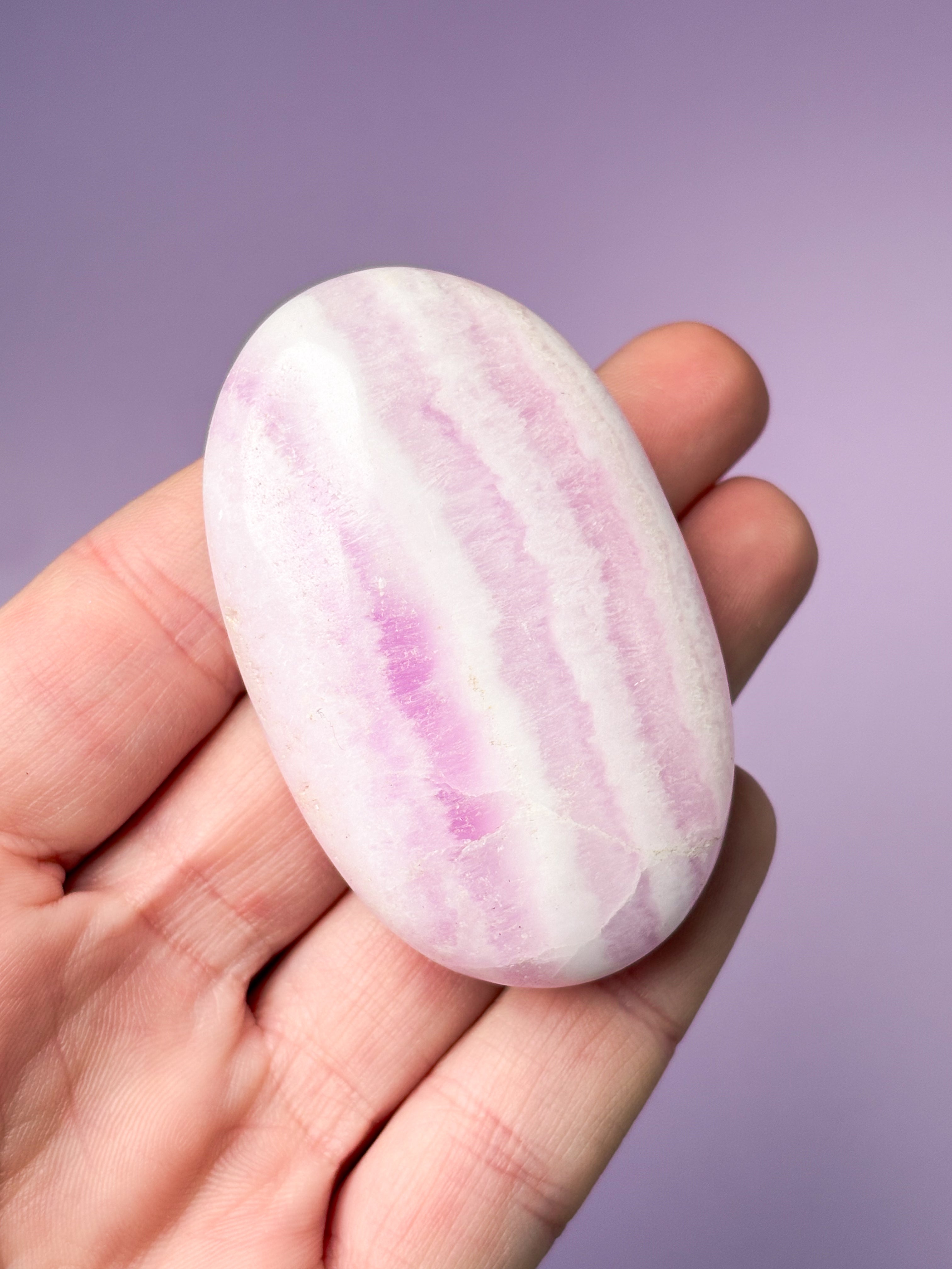 Rosa aragonitpalmsten (nr 1)