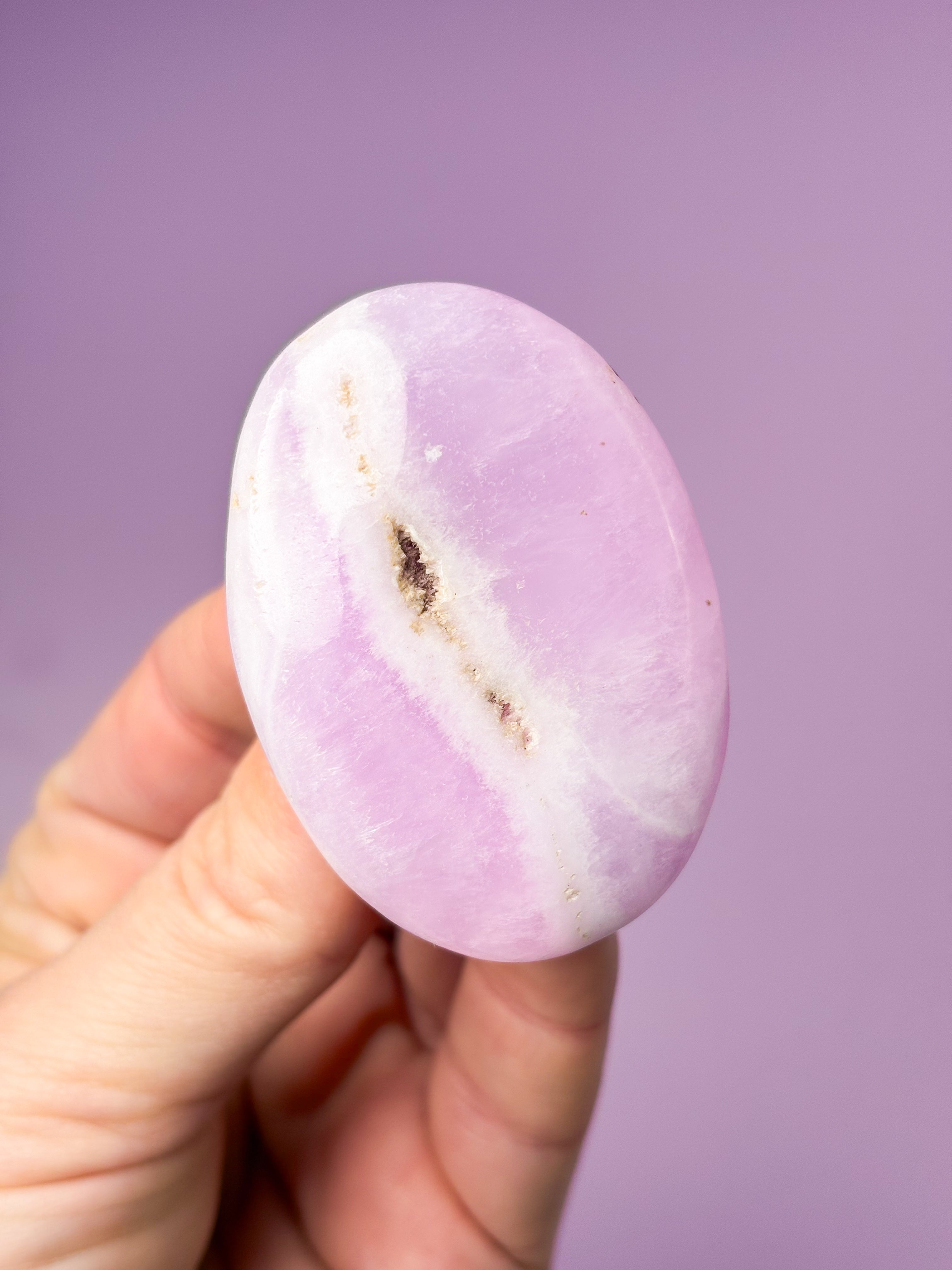 Rosa aragonitpalmsten (nr 4)