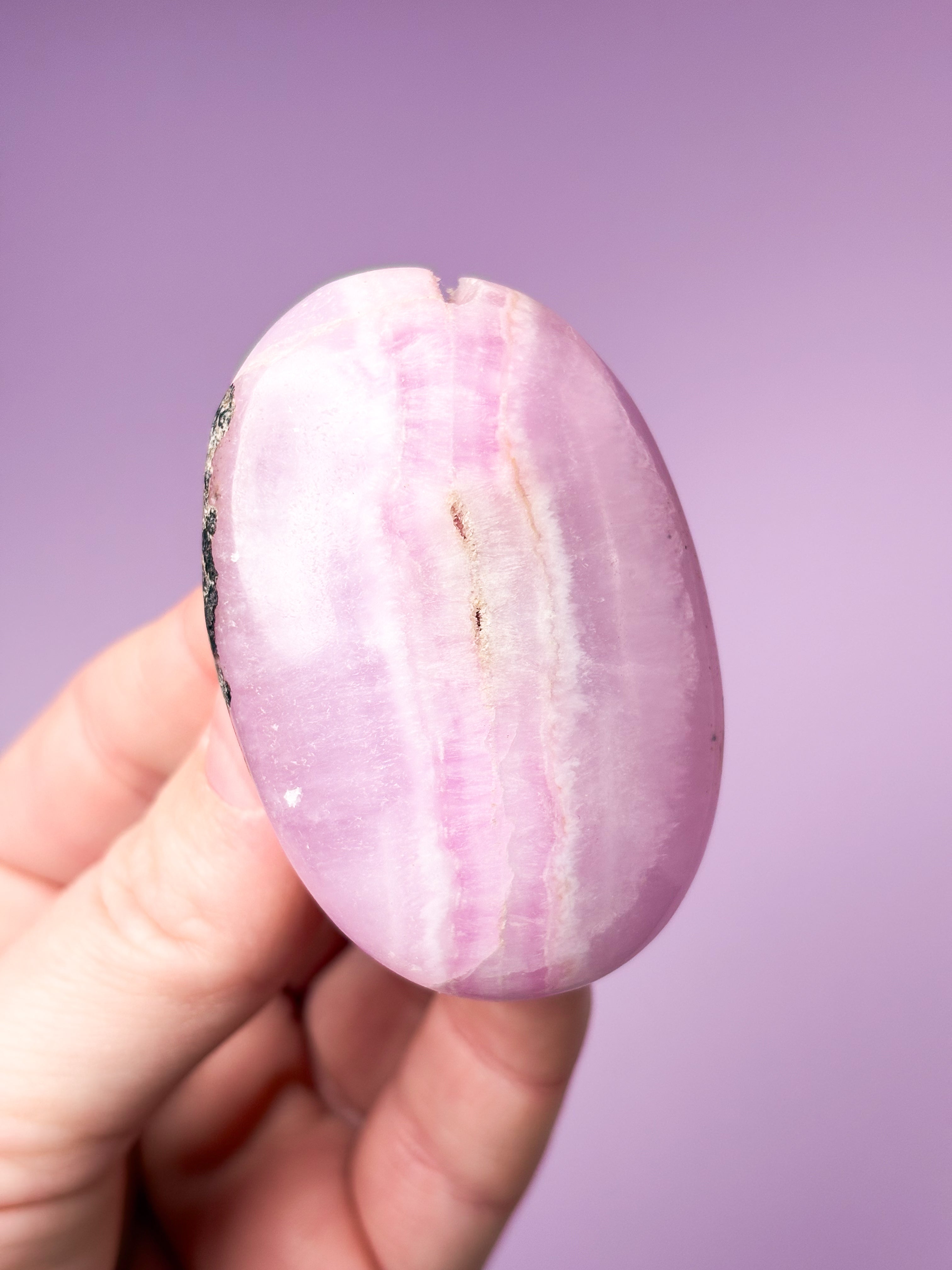 Rosa aragonitpalmsten (nr 7)