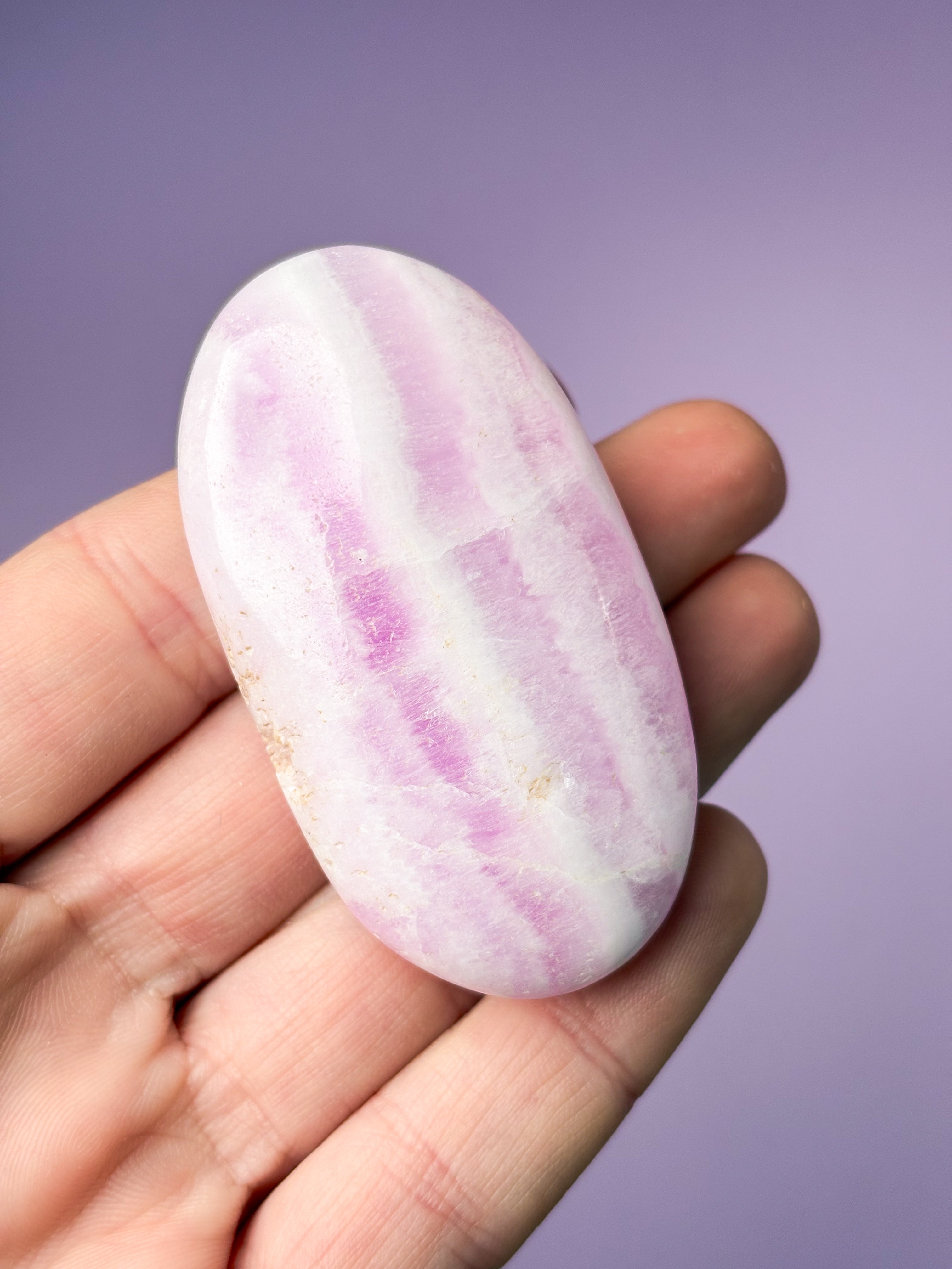 Rosa aragonitpalmsten (nr 8)