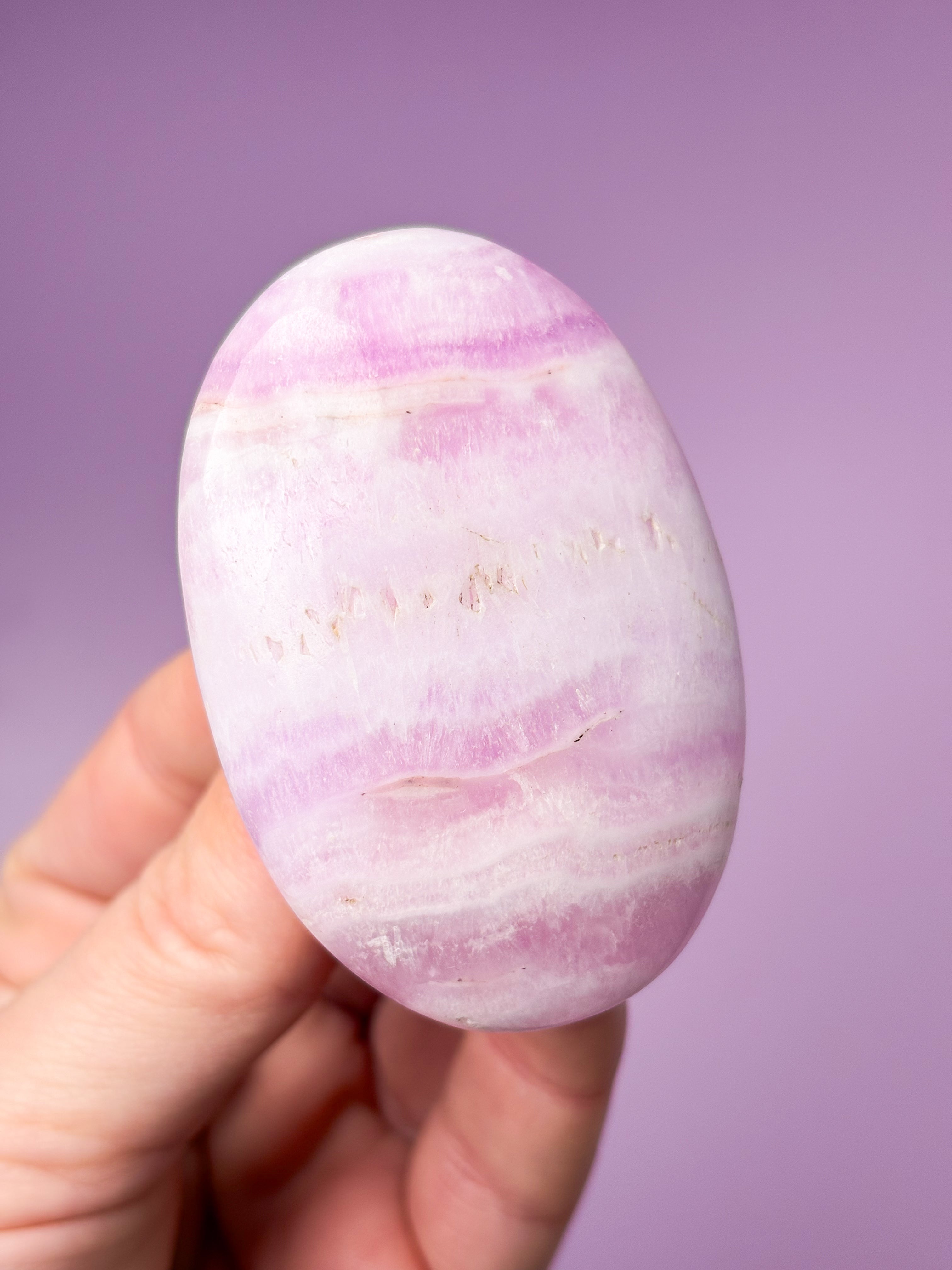 Rosa aragonitpalmsten (nr 11)